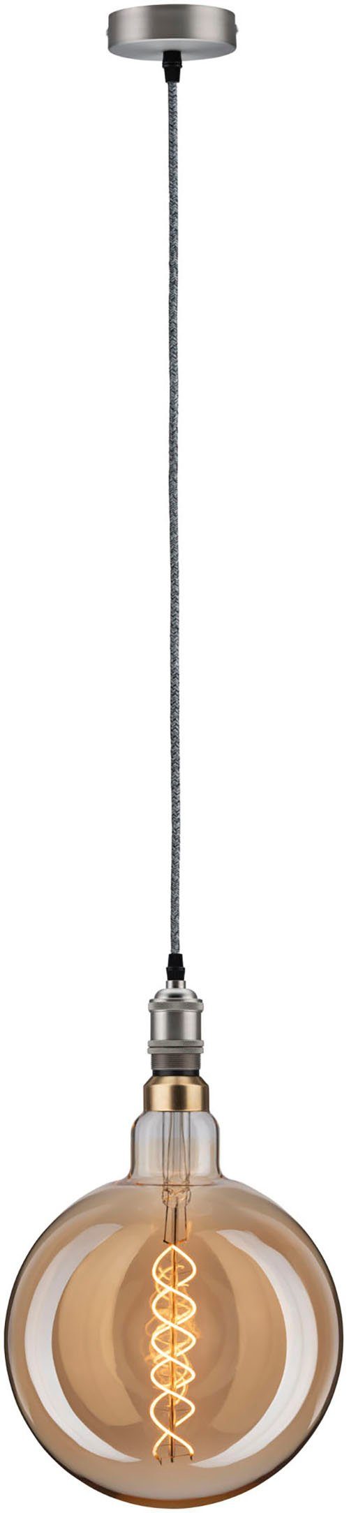 Paulmann Hanglamp Neordic Eldar max. 1x60W Geborsteld nikkel 230V Metaal (1 stuk)