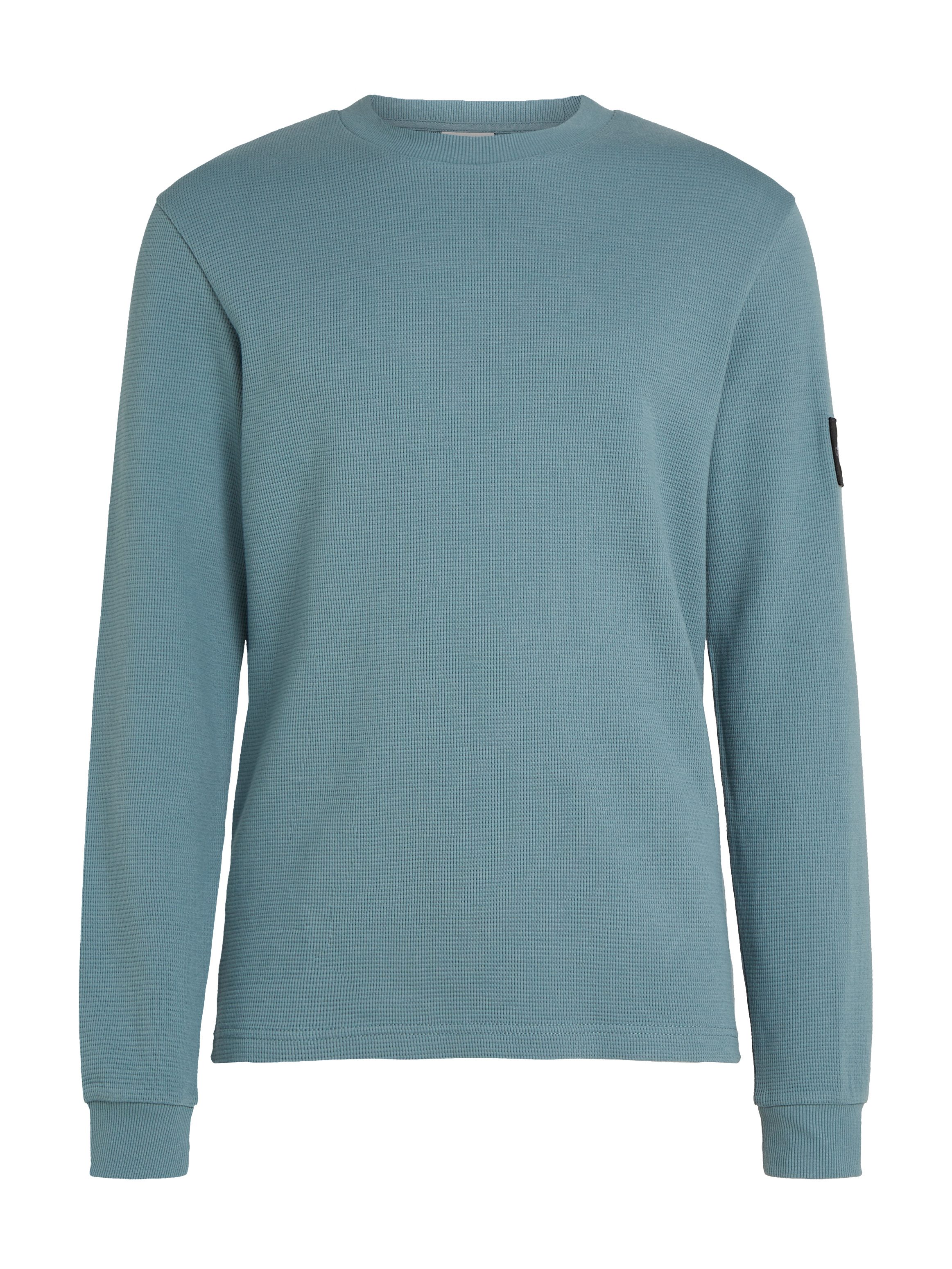 Calvin Klein Shirt met lange mouwen BADGE WAFFLE LS TEE