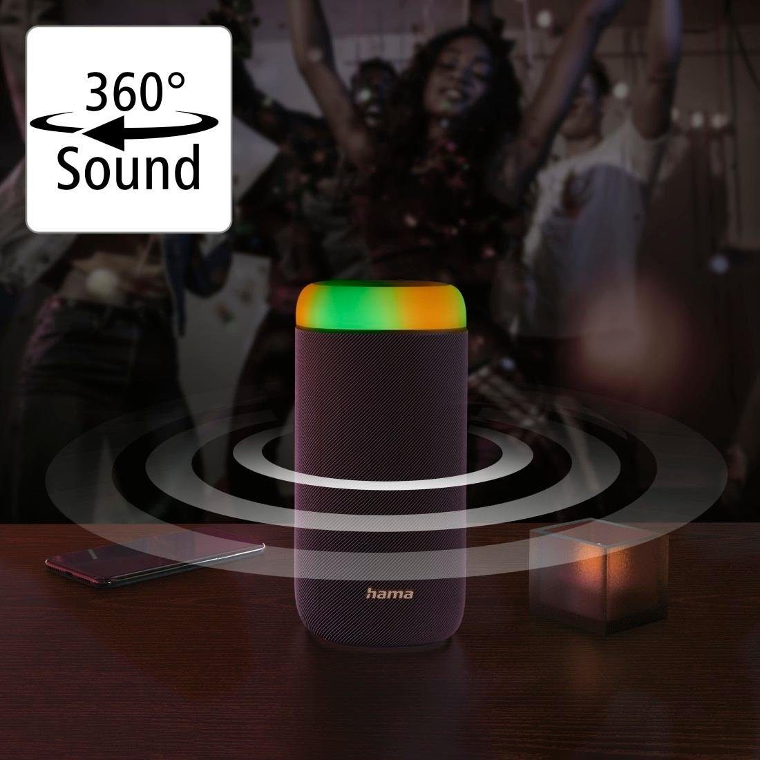 Hama Bluetooth luidspreker Bluetooth box led 30 W Xtra bas 360ᵒ geluid, waterdicht volgens IPX4