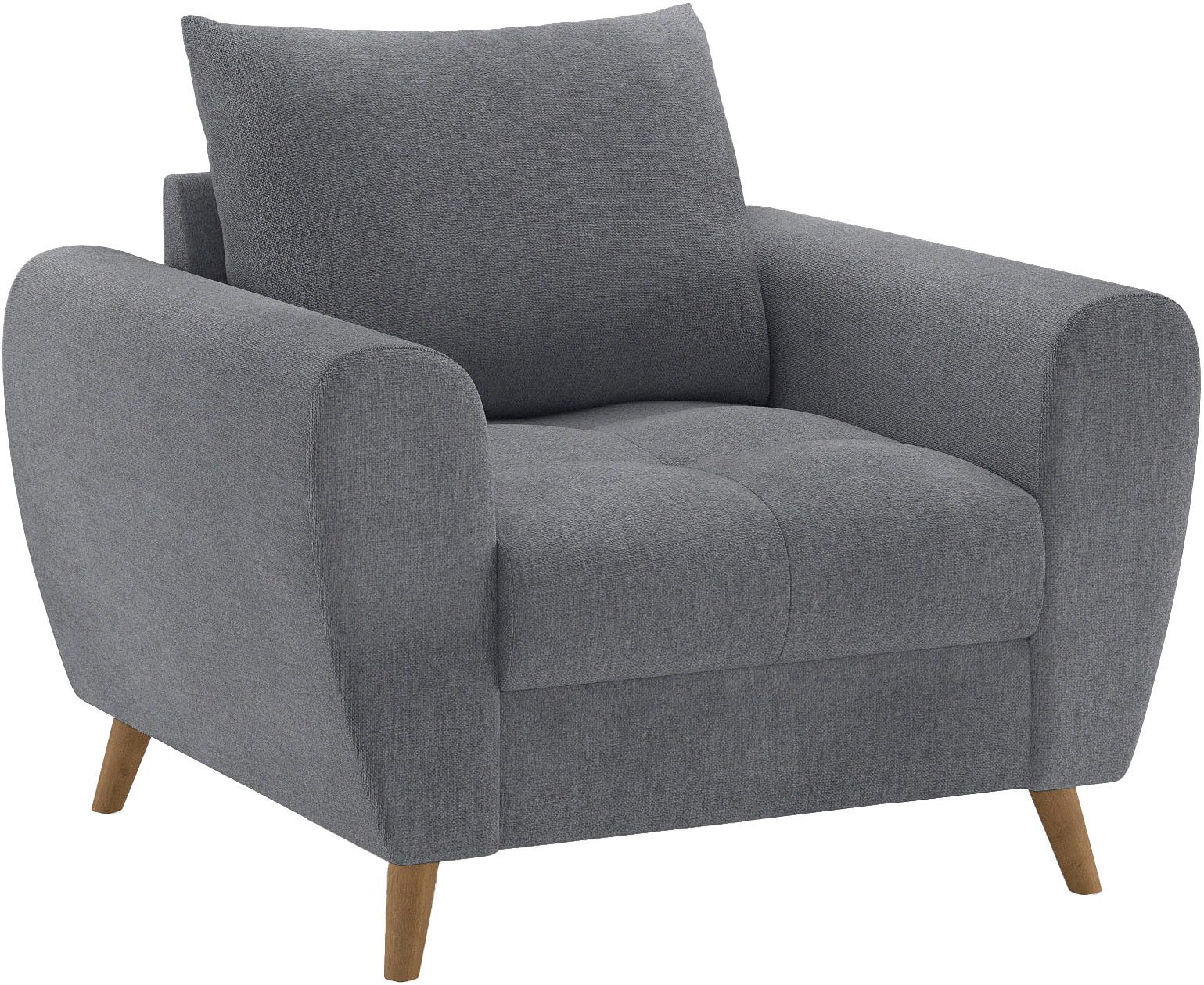Mr. Couch Fauteuil Blackburn II Passend bij de set, met koudschuimvering tot 140 kg belastbaar