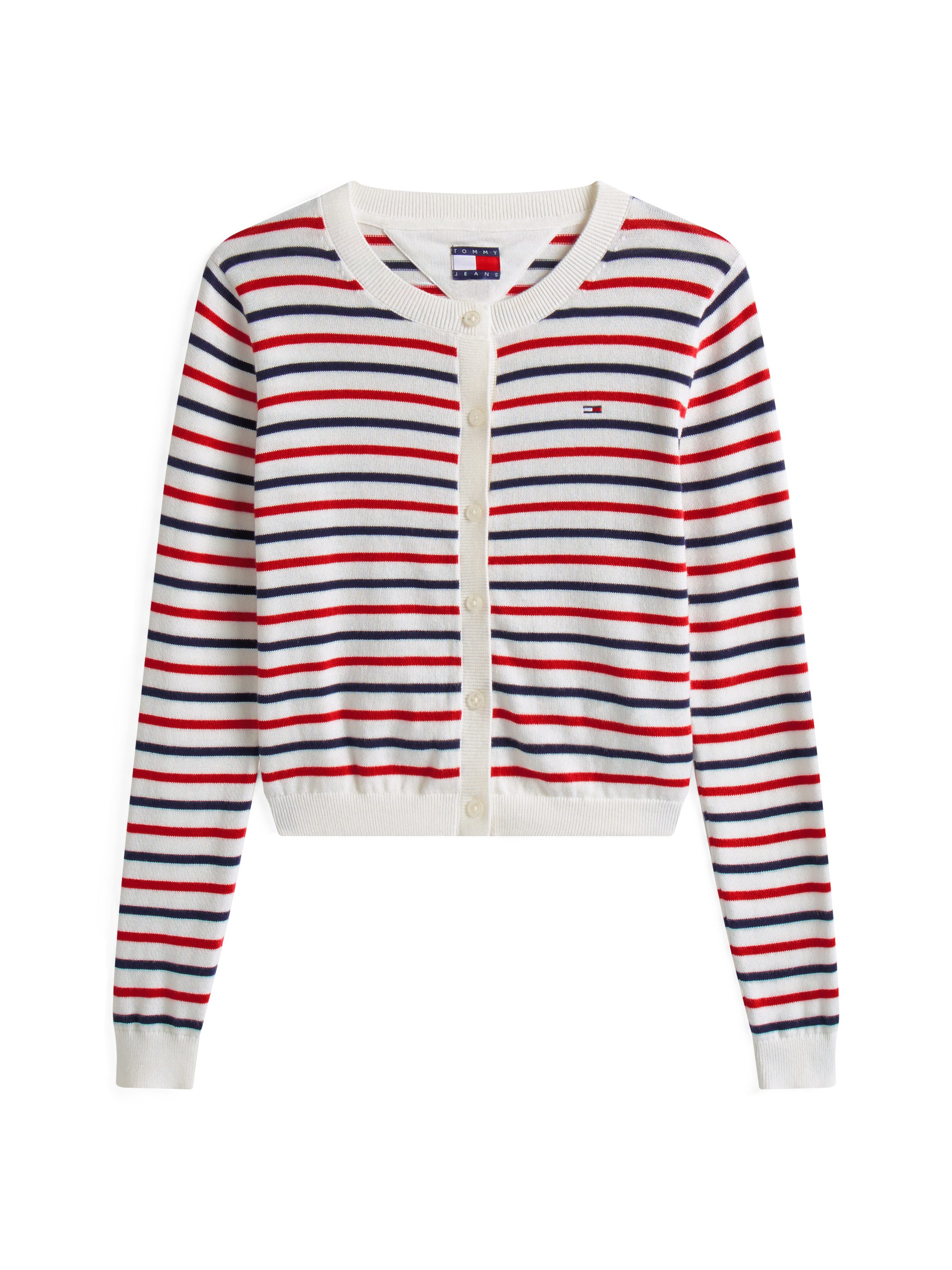 TOMMY JEANS Vest TJW ESSENTIAL CREW NECK CARDIGAN