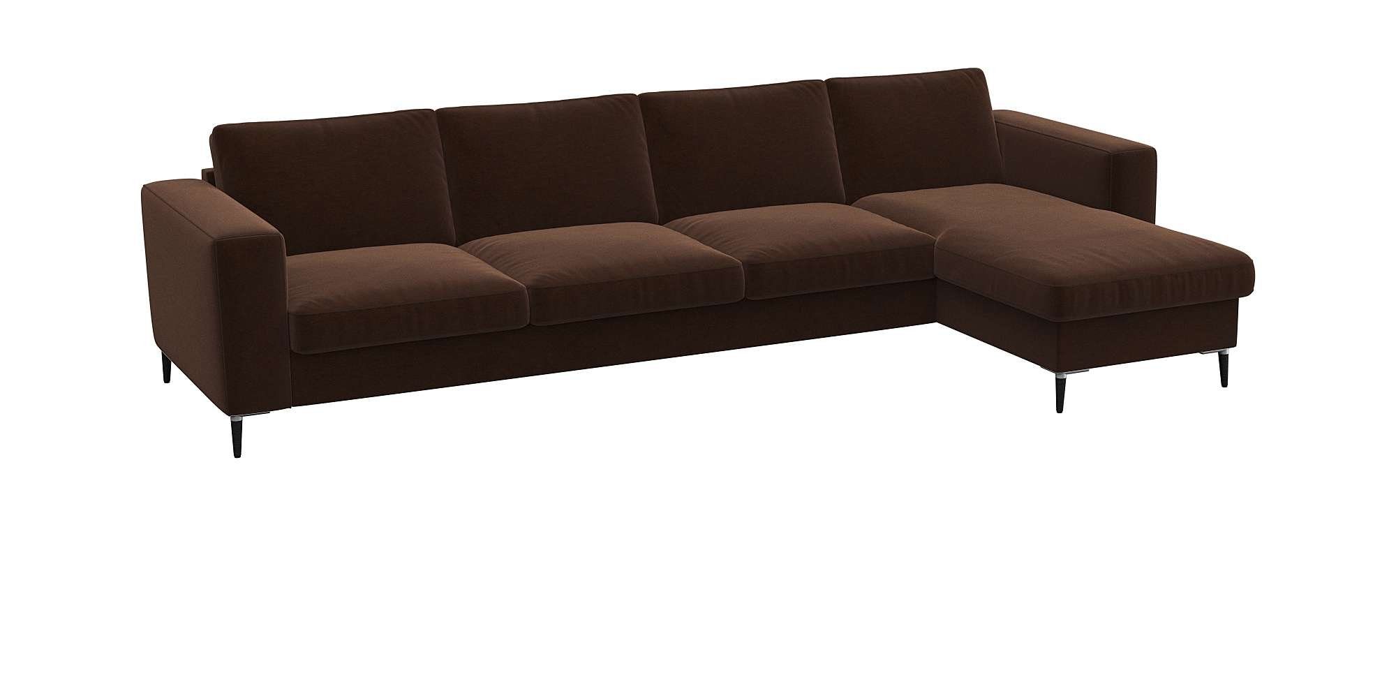 FLEXLUX Hoekbank Fiore, super zitcomfort door koudschuim in de zitting, L-vorm