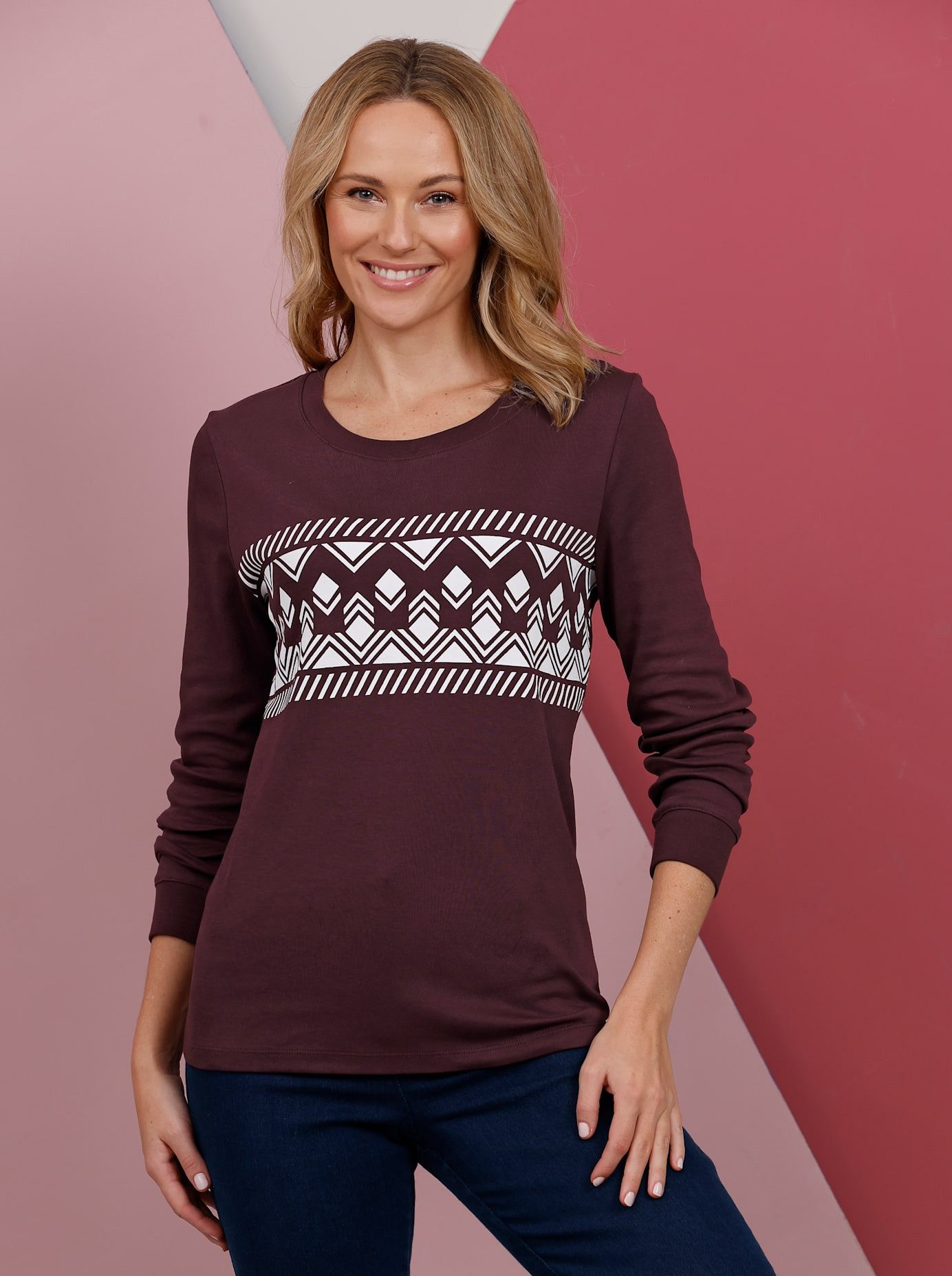 Classic Basics Sweatshirt dames sweaters maat 56 rood
