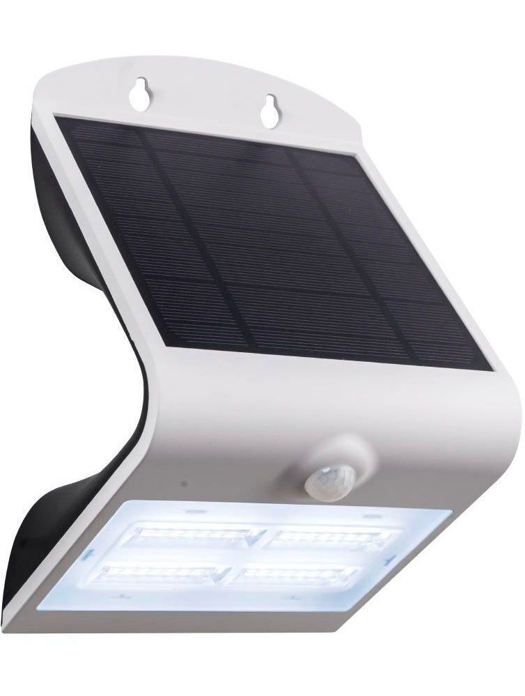EGLO Wandlamp LAMOZZO Buitenlamp, bewegingssensor, zonne-energie, dag- en nachtsensor, accu, IP54 (1 stuk)