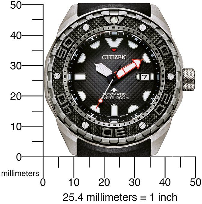 Citizen Automatisch horloge Promaster Mechanical Diver Horloge, herenhorloge, duikhorloge, tot 20 bar waterdicht, saffierglas (set, 2-delig, Met extra verlengingsband in zwart)