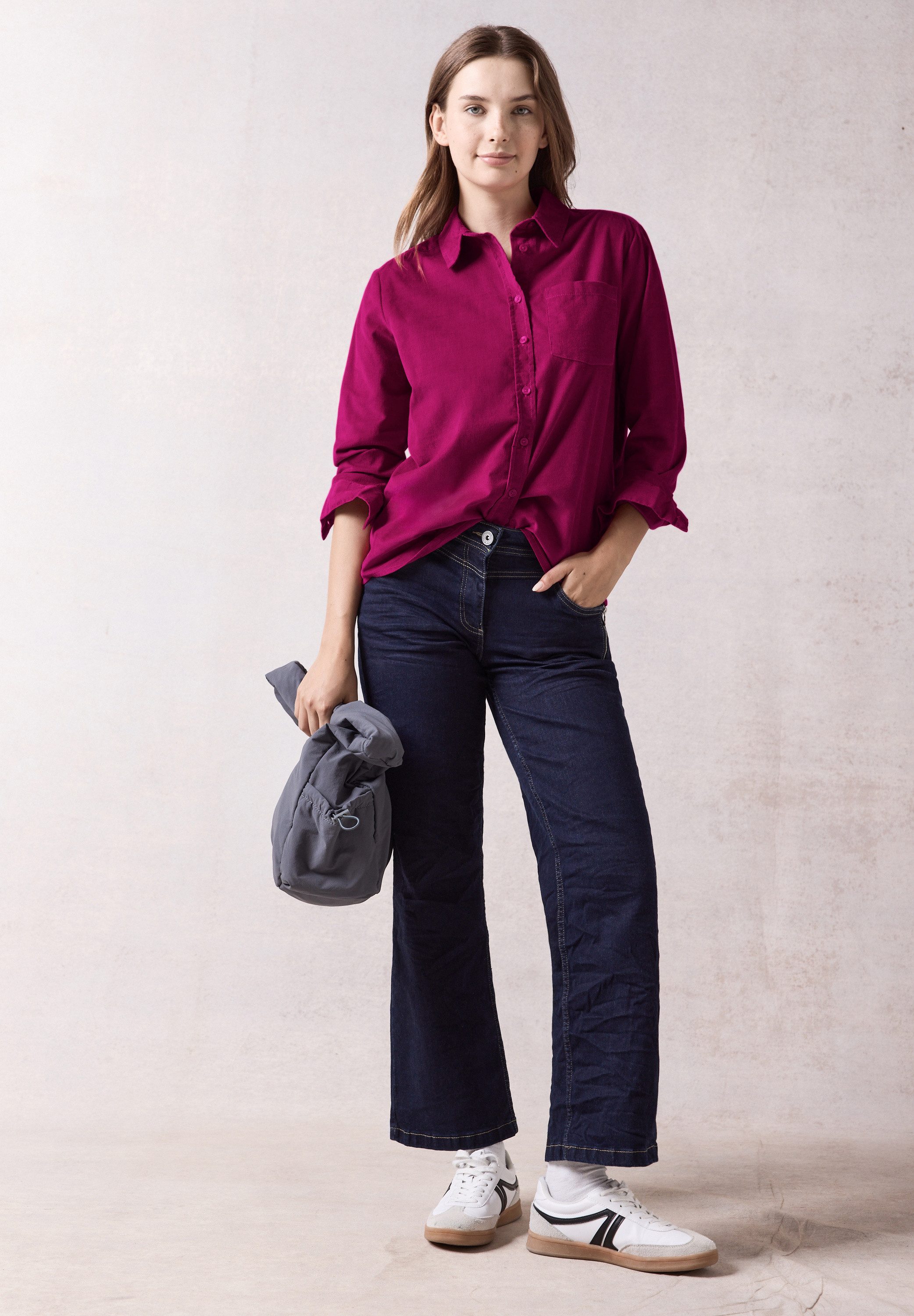 Cecil Blouse met lange mouwen met zak