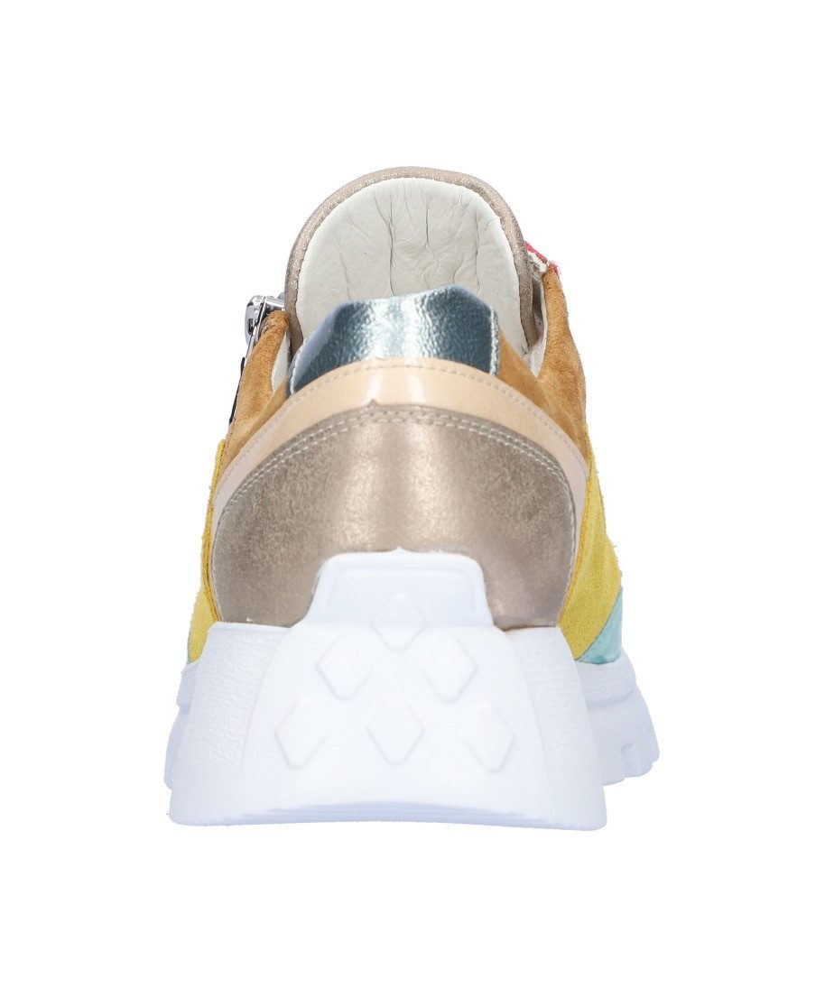 Waldläufer Plateausneakers H-AJALA , veterschoenen, lage schoen, comfortabele schoen in h-breedte (=zeer breed)