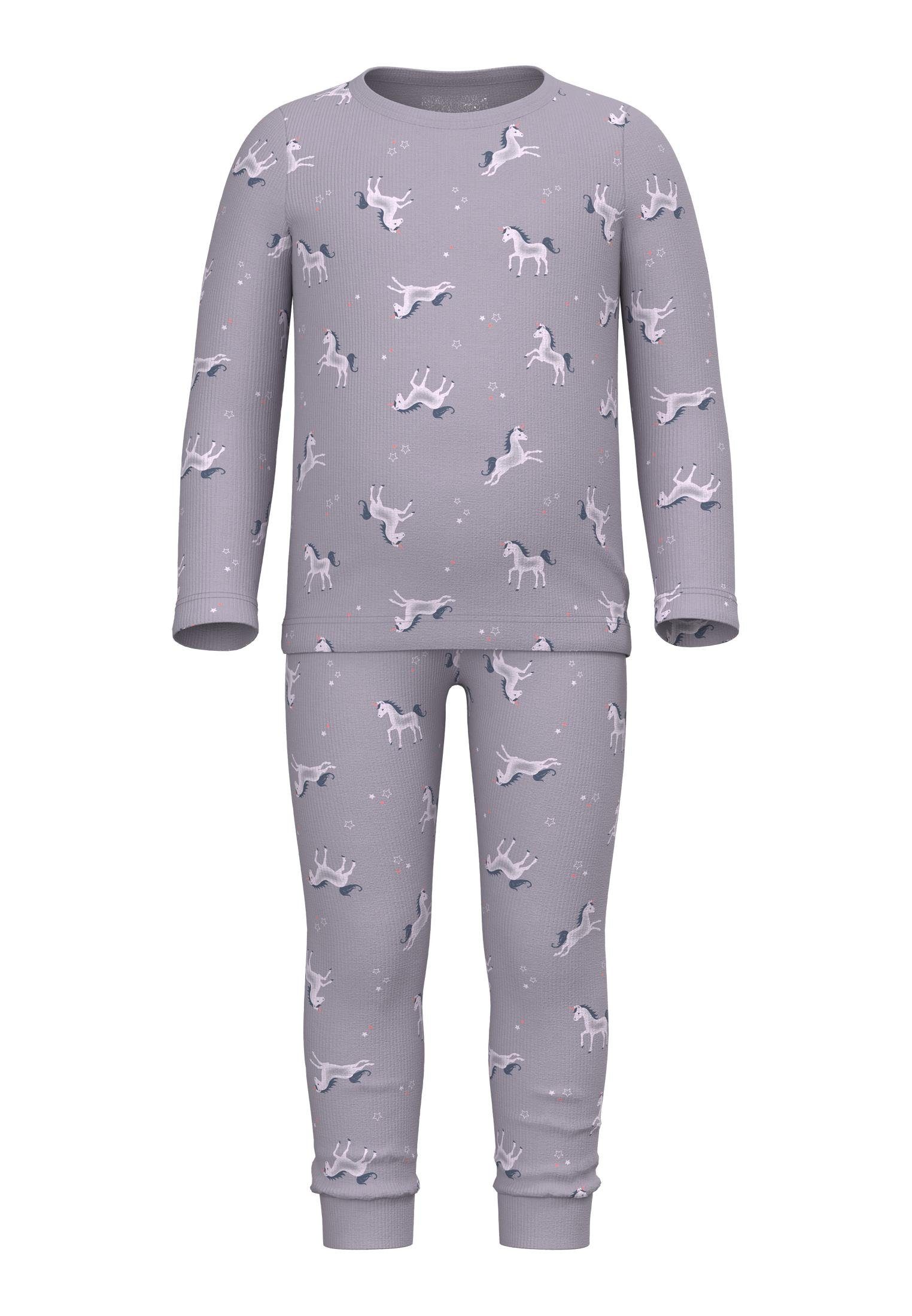 Name It Pyjama NMFNIGHTSET LAVENDER UNICORN RIB NOOS (set, 2-delig)