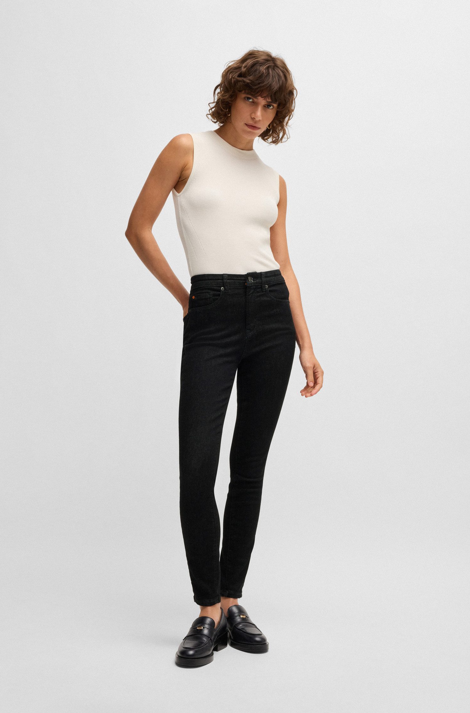 Boss Orange Slim fit jeans Maye high rise slim premium damesmode