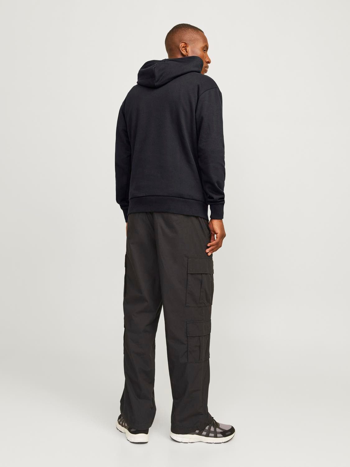 Jack & Jones Hoodie JJECALEB VARSITY SWEAT HOOD NOOS