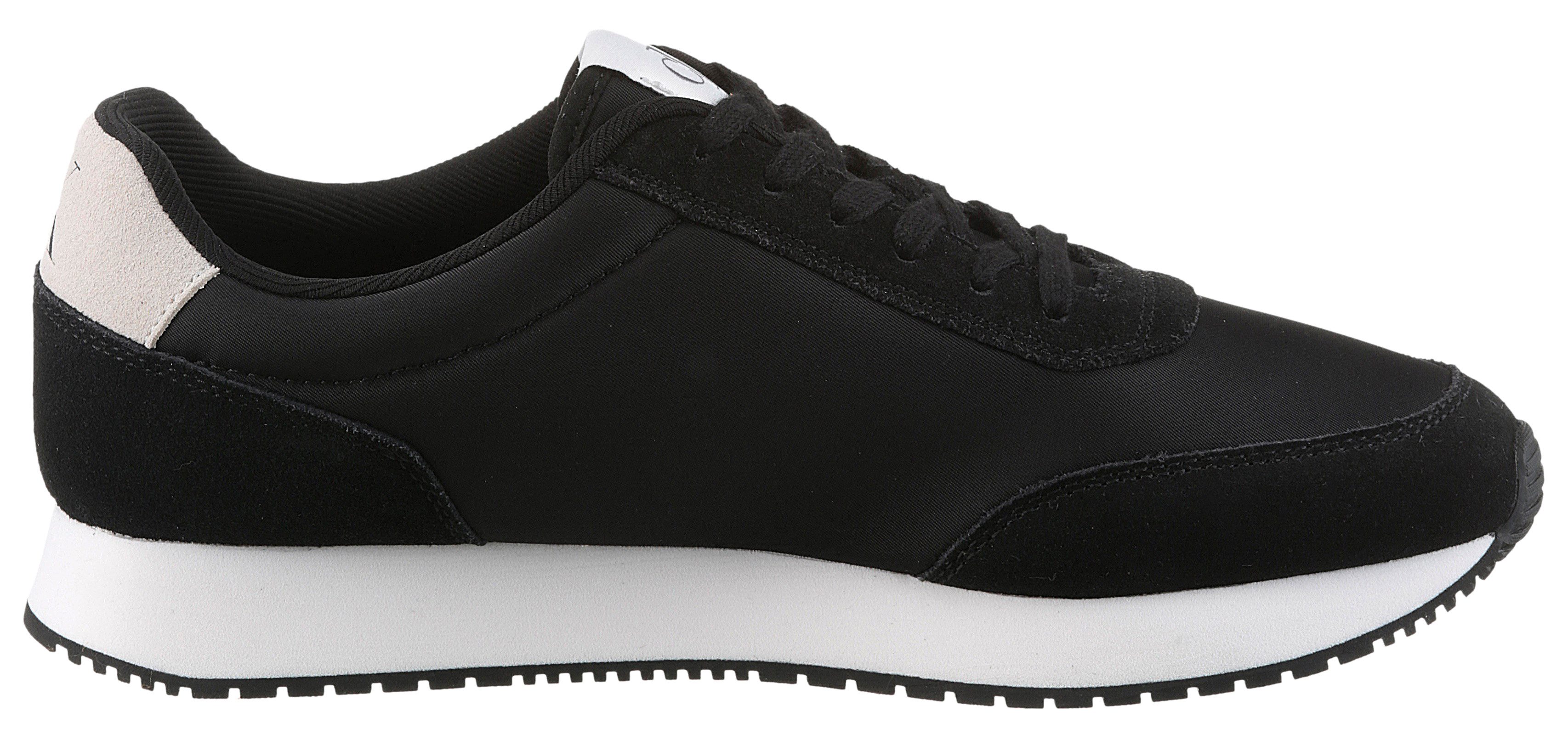 Calvin Klein Plateausneakers RETRO RUNNER ICONIC SNK vrijetijdsschoen, veterschoen, lage schoen met zij ck-logo