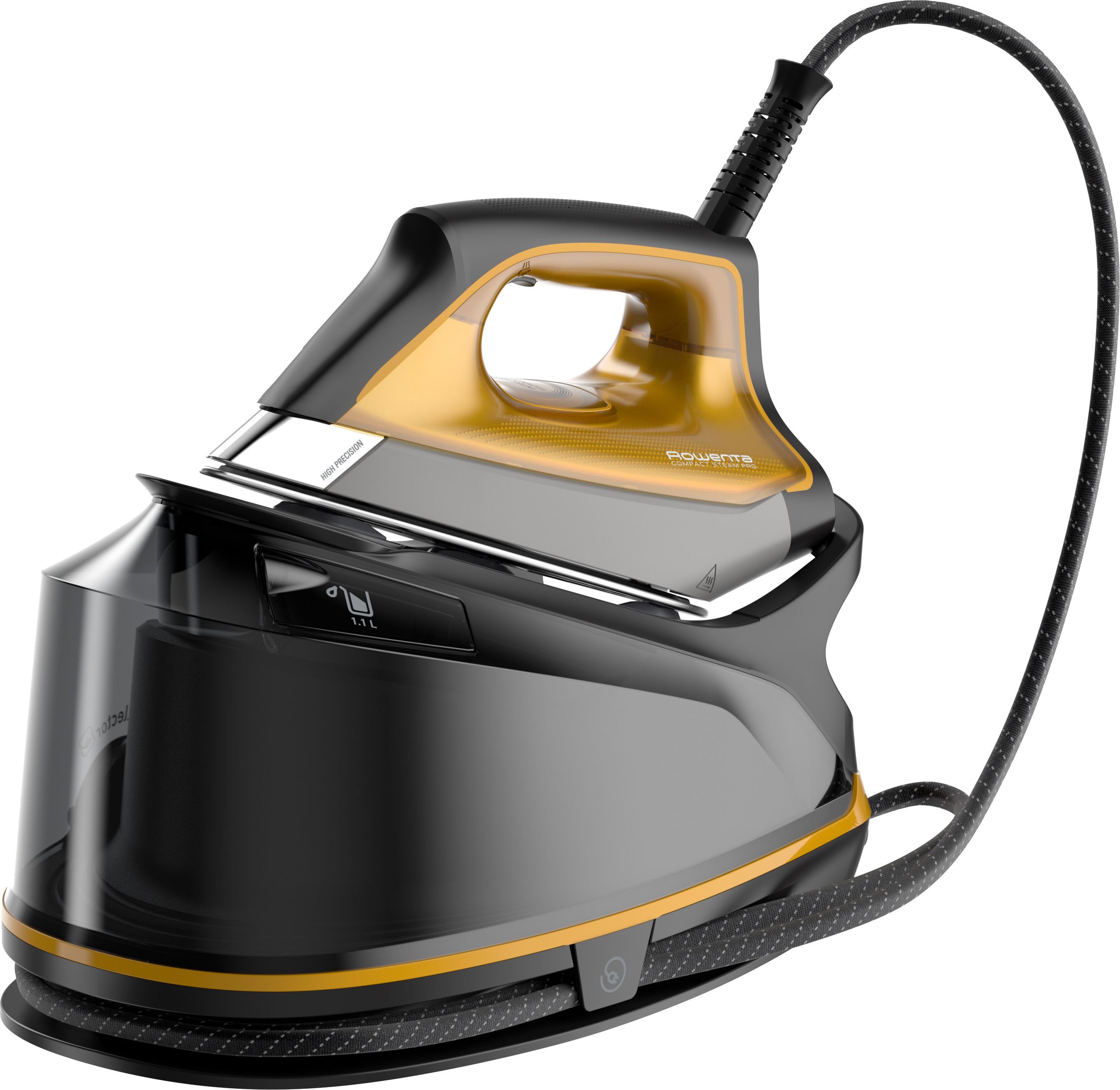 Rowenta Stoomstrijksysteem DG7644 Compact Steam Pro 6,4 bar, 325 g/min. stoomstoot, geïntegreerd vergrendelsysteem