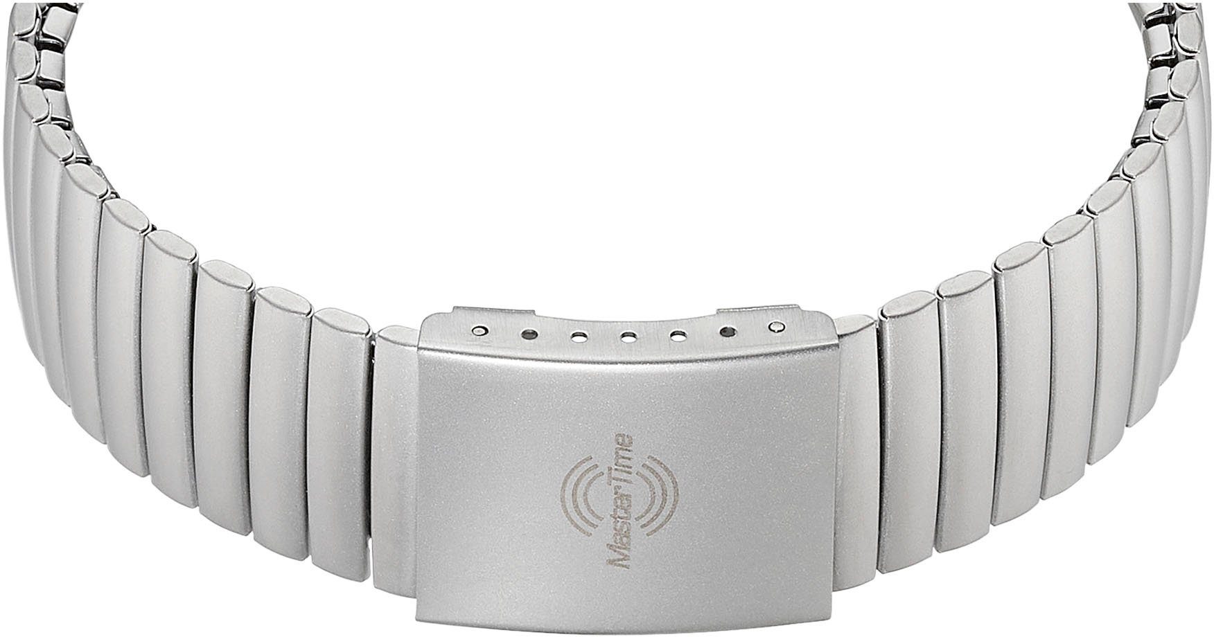 MASTER TIME Radiografisch horloge Super Power trekband, MTGA-10822-42M Armbanduhr, quartzhorloge, heren, datum, verlichtte wijzers, flexband, trekband