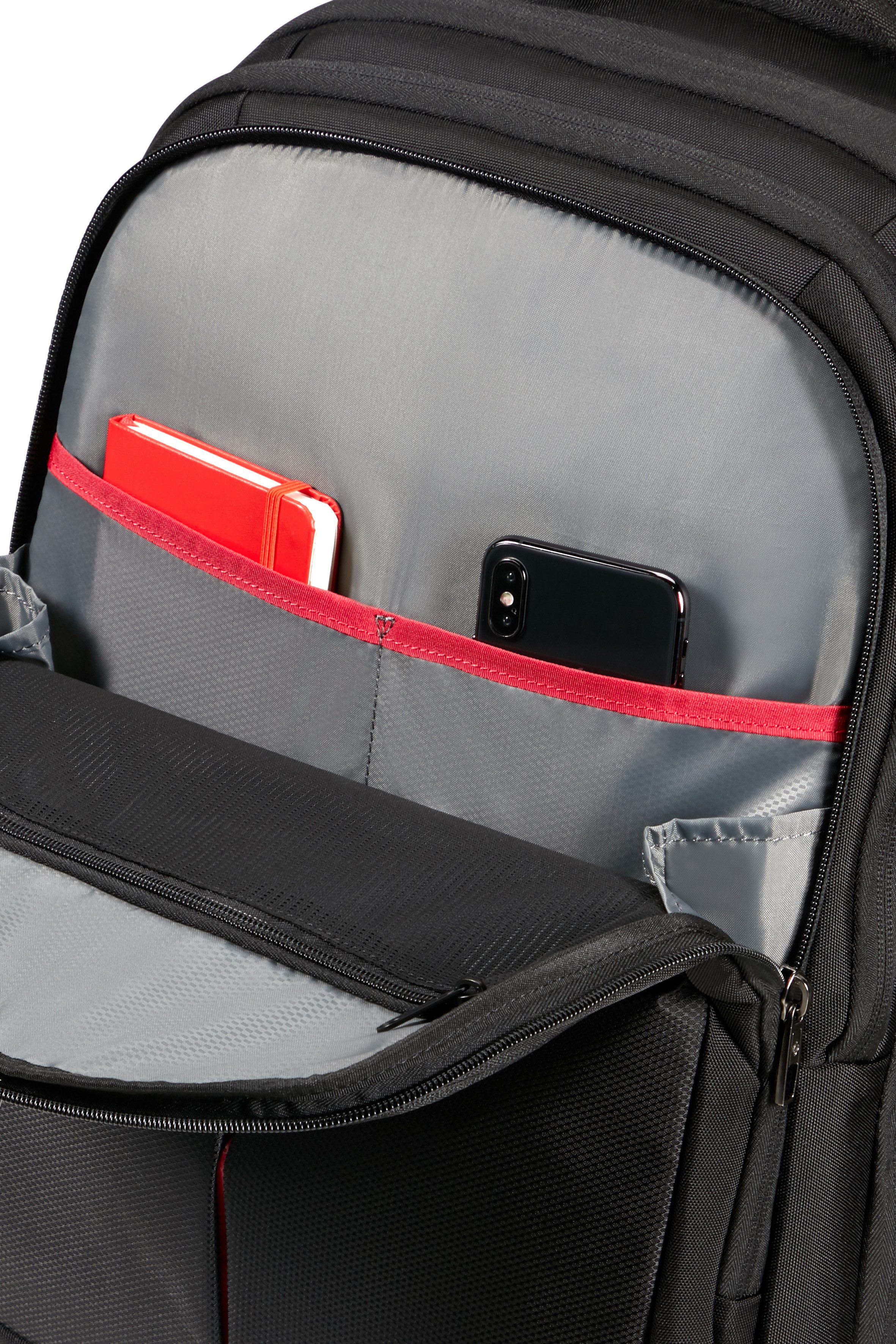 Samsonite Laptoprugzak GUARDIT 3.0 met trolleyfunctie 2,2 liter, rechthoekig, vers afdichtingsmateriaal, antislip stapelranden