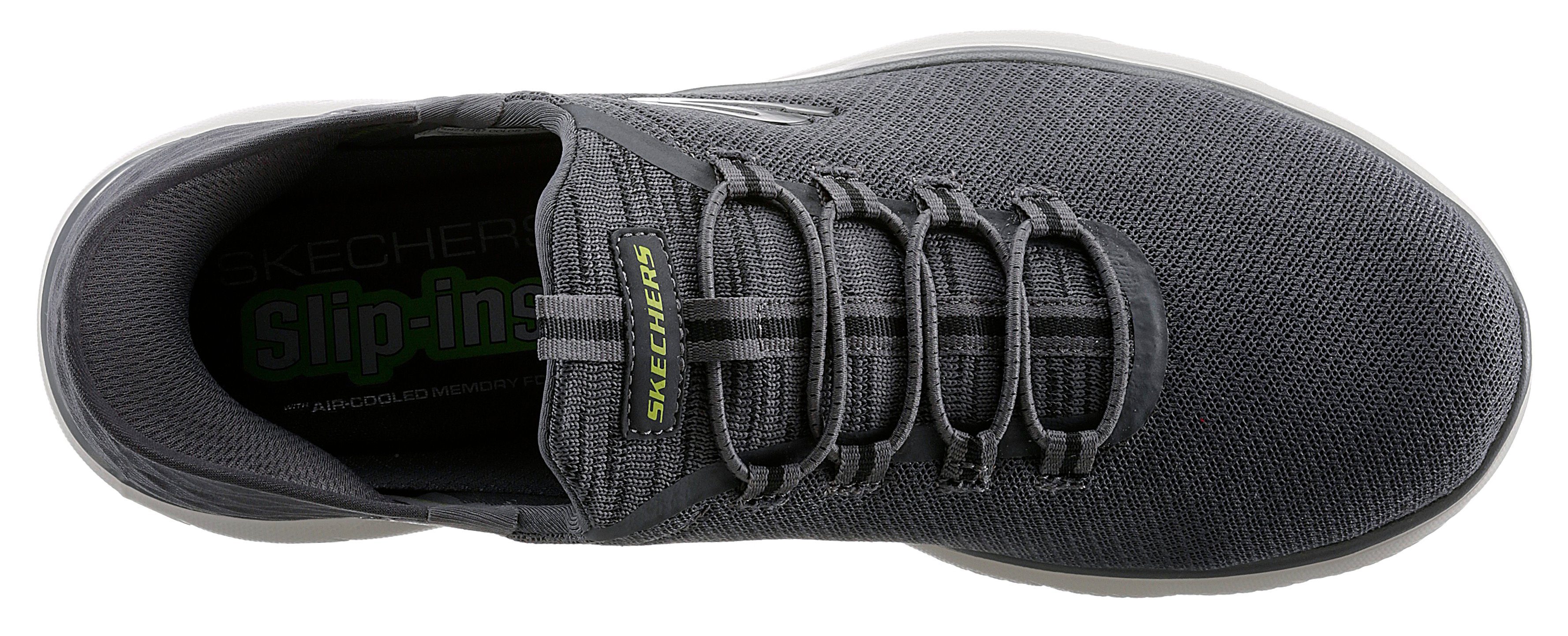 Skechers Slip-on sneakers SUMMITS-HIGH RANGE vrijetijdsschoen met slip-in hiel voor een gemakkelijke instap
