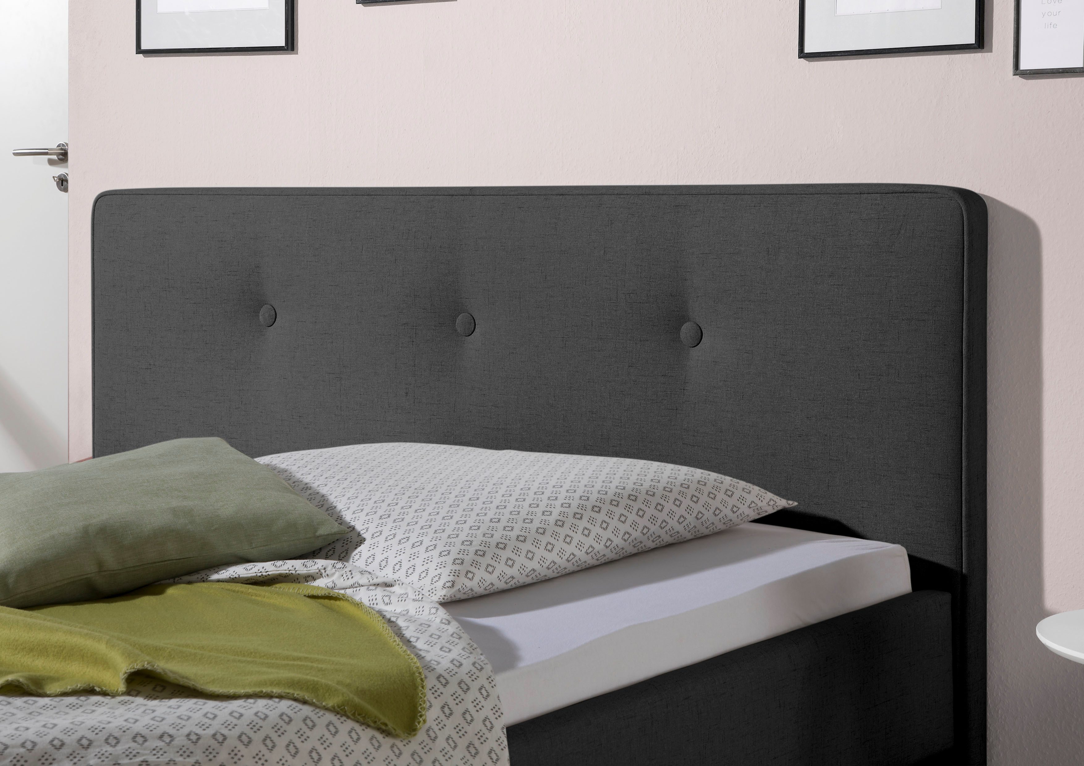 Maintal Gestoffeerd bed Lonepine Zijkanten van het bed zelf te monteren, zonder bedkist