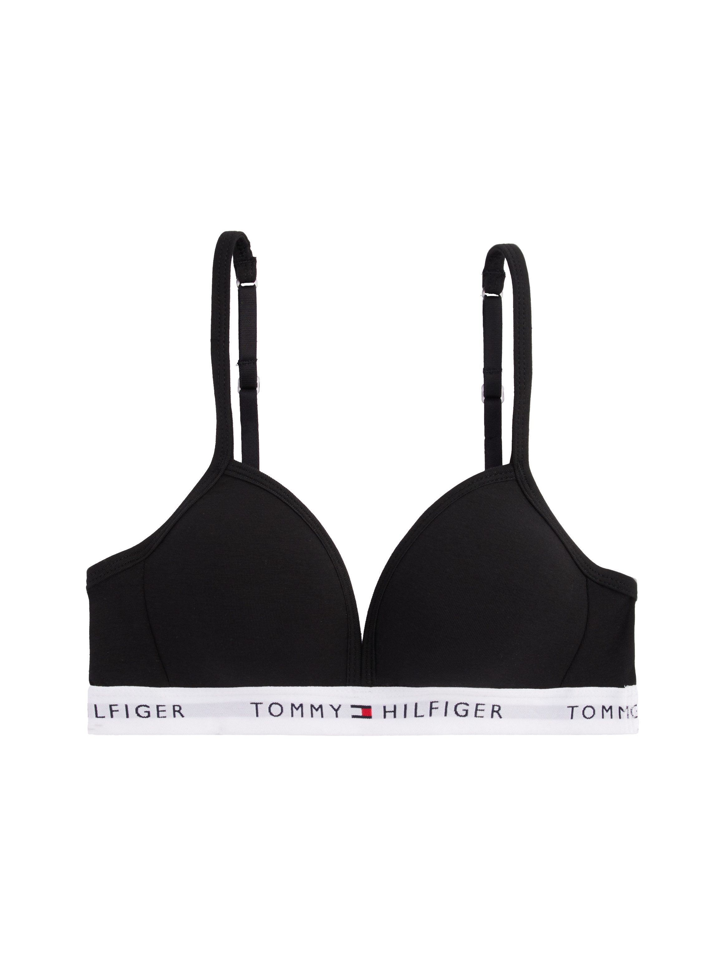 Tommy Hilfiger Underwear Triangel-bh met een logo-opschrift