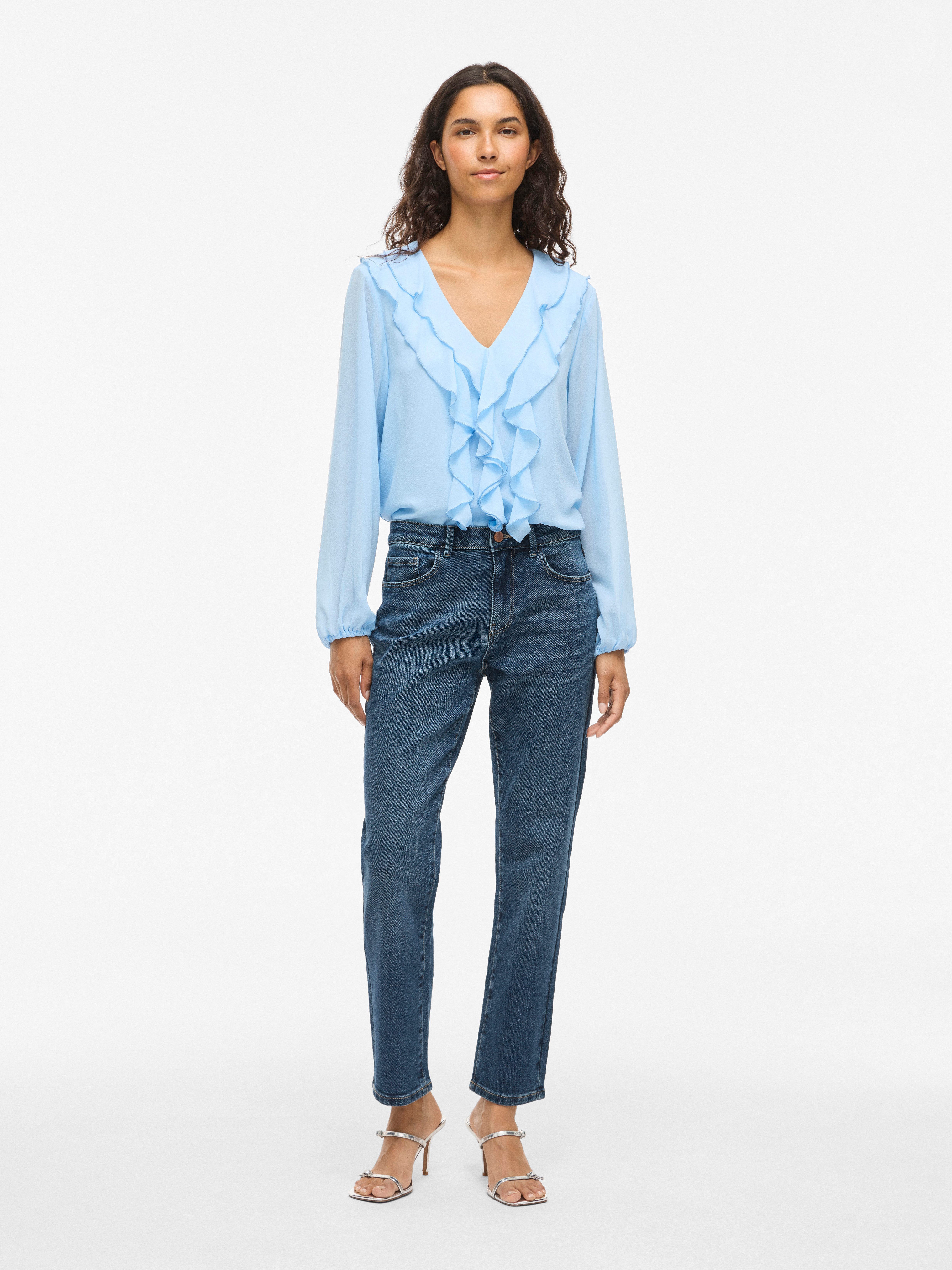 Vila Straight jeans VIALICE RW STRAIGHT JEANS MBD SOL91-NOOS
