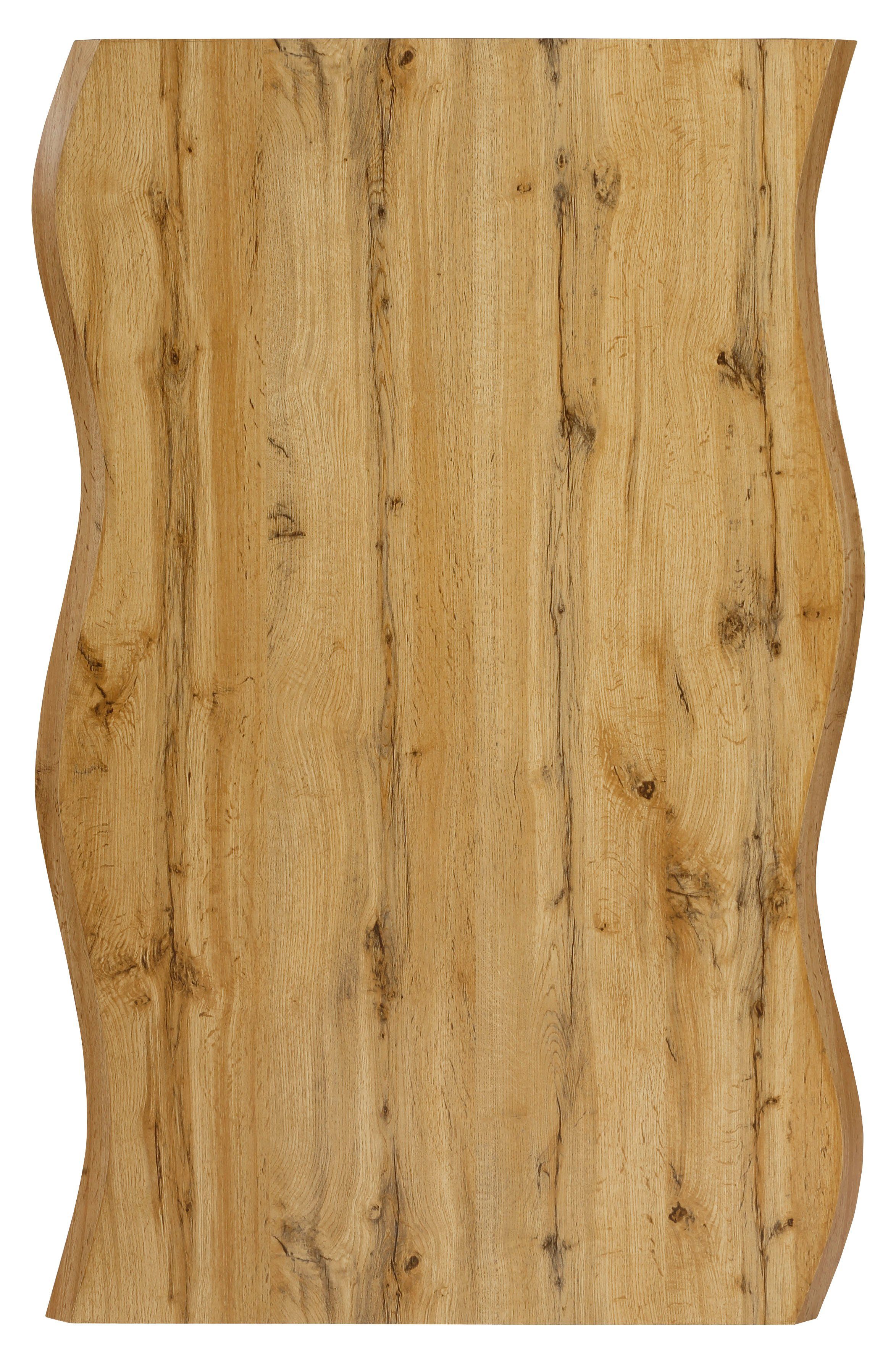 HELA Eettafel GISELLE boomkanttafel, keukentafel, TOPSELLER! OTTOs Choice Sledeframe metaal, industrieel design, 140 - 200 cm breedte, 2 kleuren