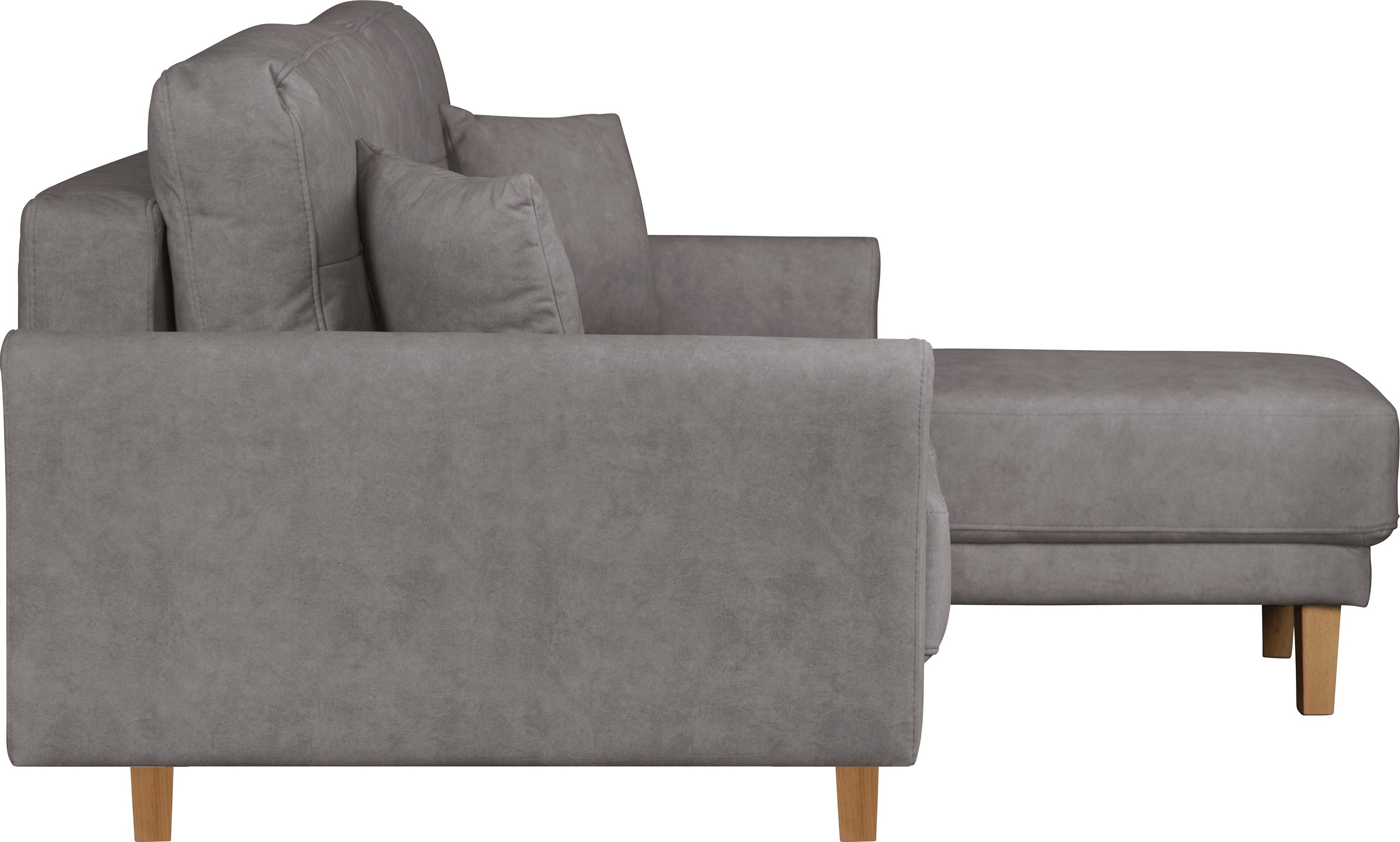 Home affaire Hoekbank TRIPLO optionele slaapbank met bedlade, afmetingen B/D/H: 234/164/89 cm