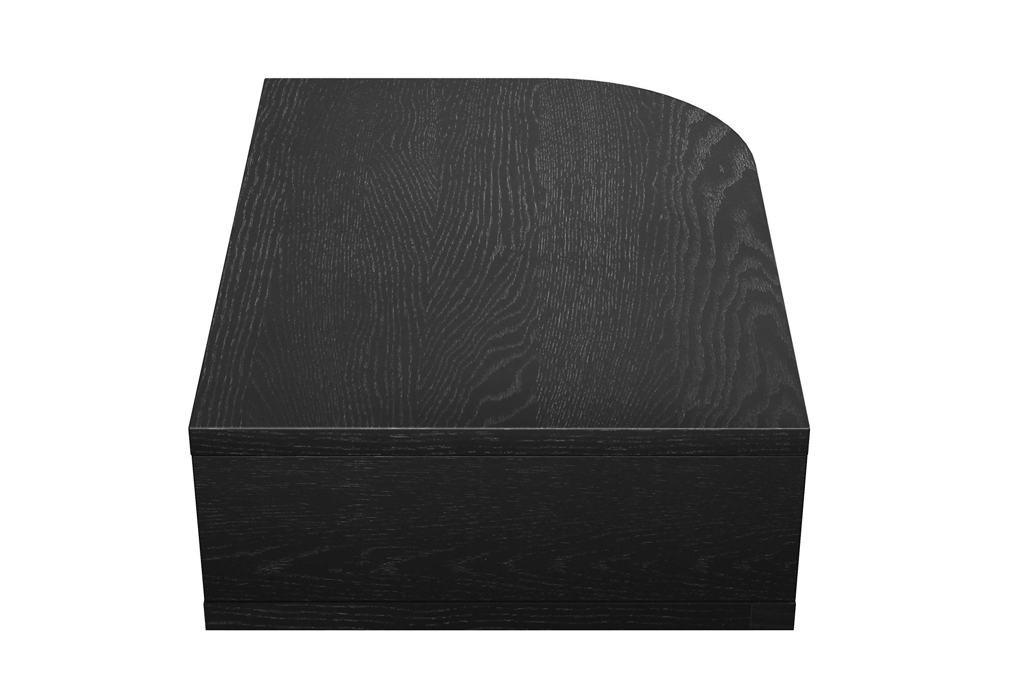 Woodman Nachtkastje Farsta in 3 kleuren, met tambour schuifdeuren, met eikenhout gefineerd