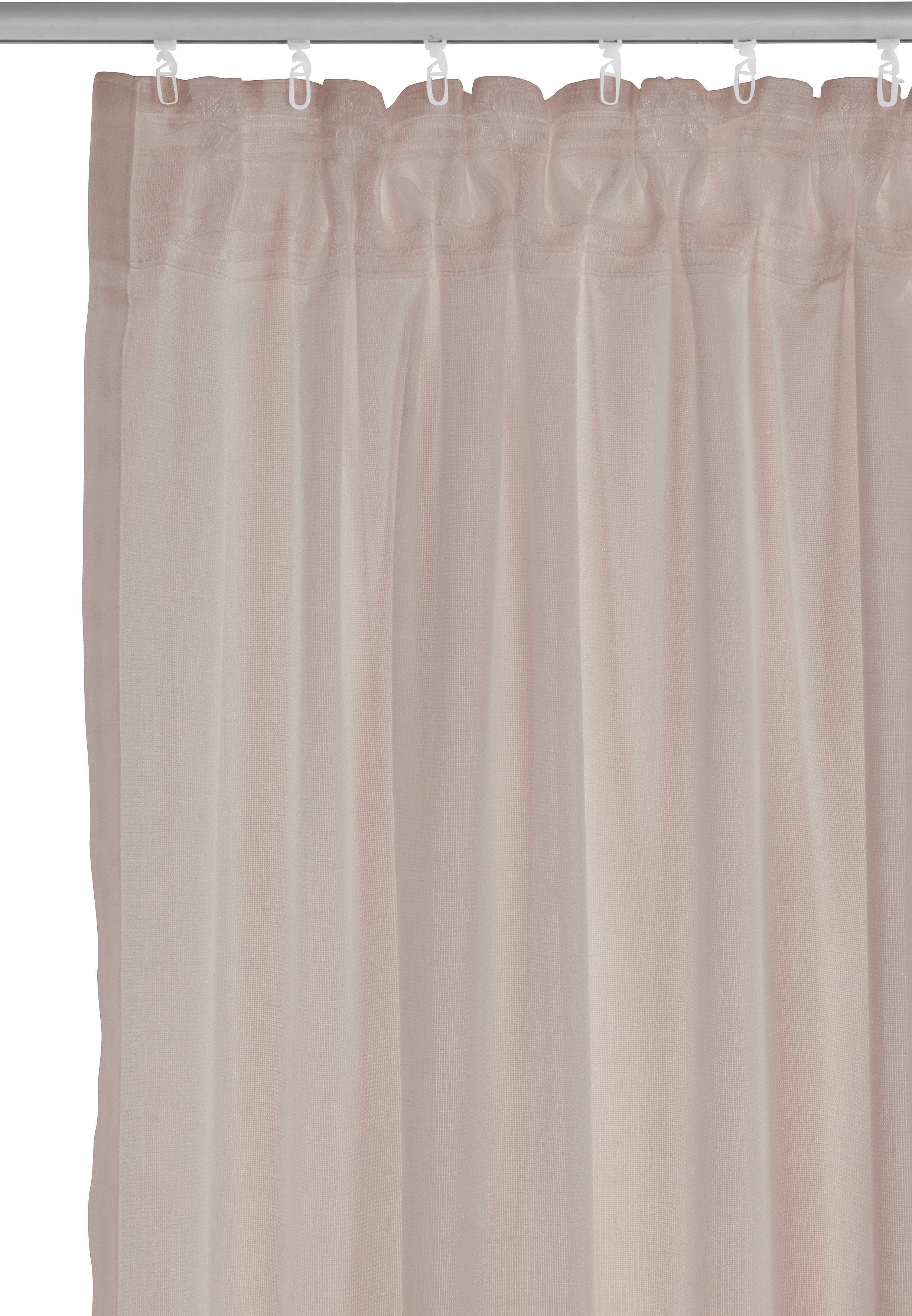 LeGer Home by Lena Gercke Gordijn Lanea Linnenlook, 1 sjaal, verschillende maten (1 stuk)