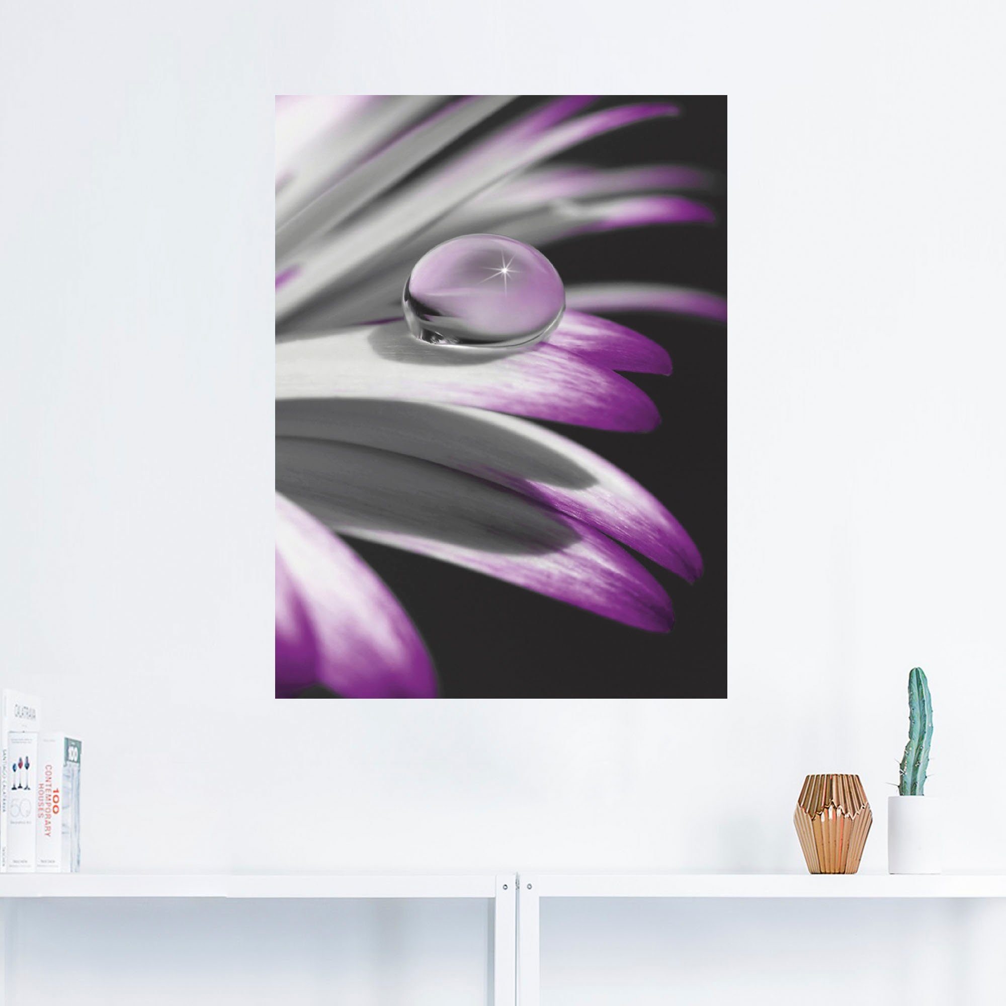Artland Artprint Druppel als artprint op linnen, poster, muursticker in verschillende maten