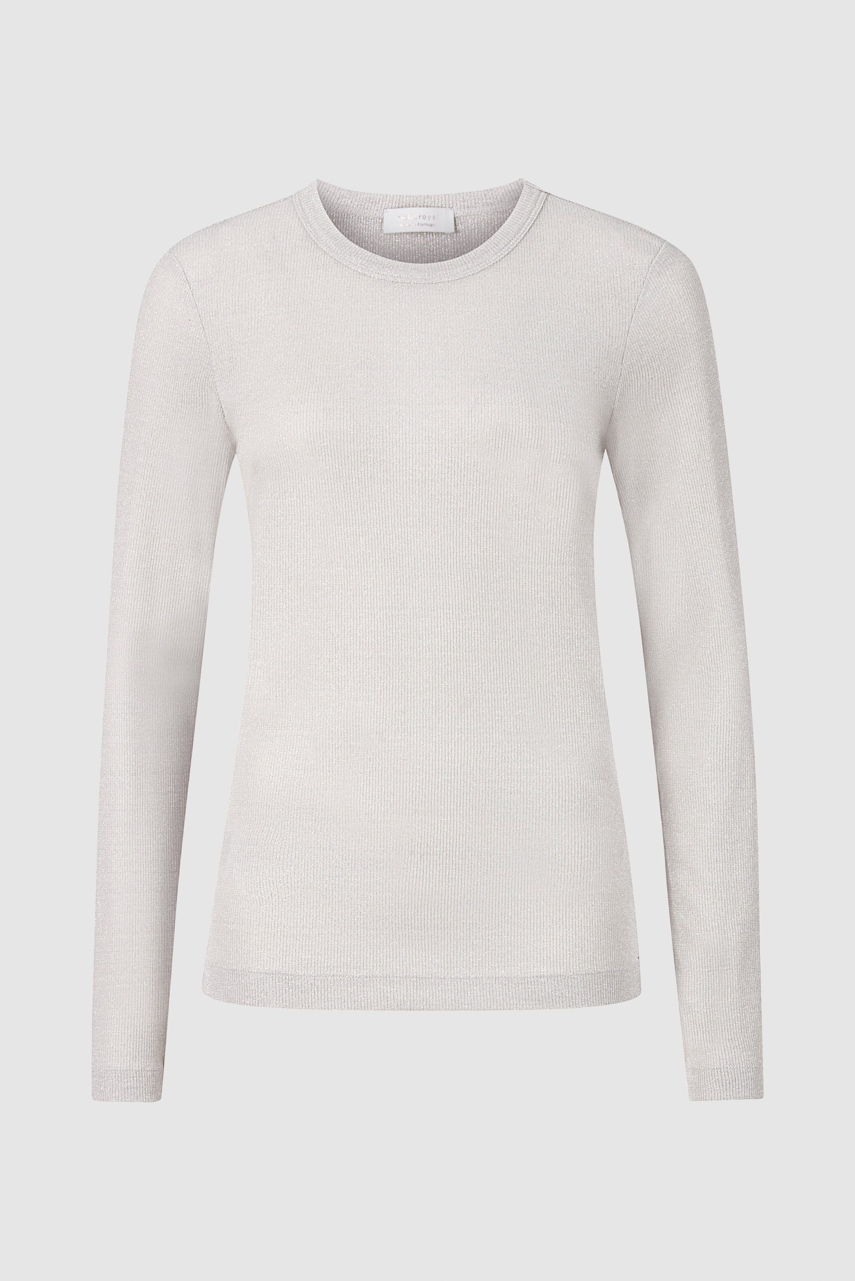 Rich & Royal Longsleeve gemaakt van glinsterende lurex