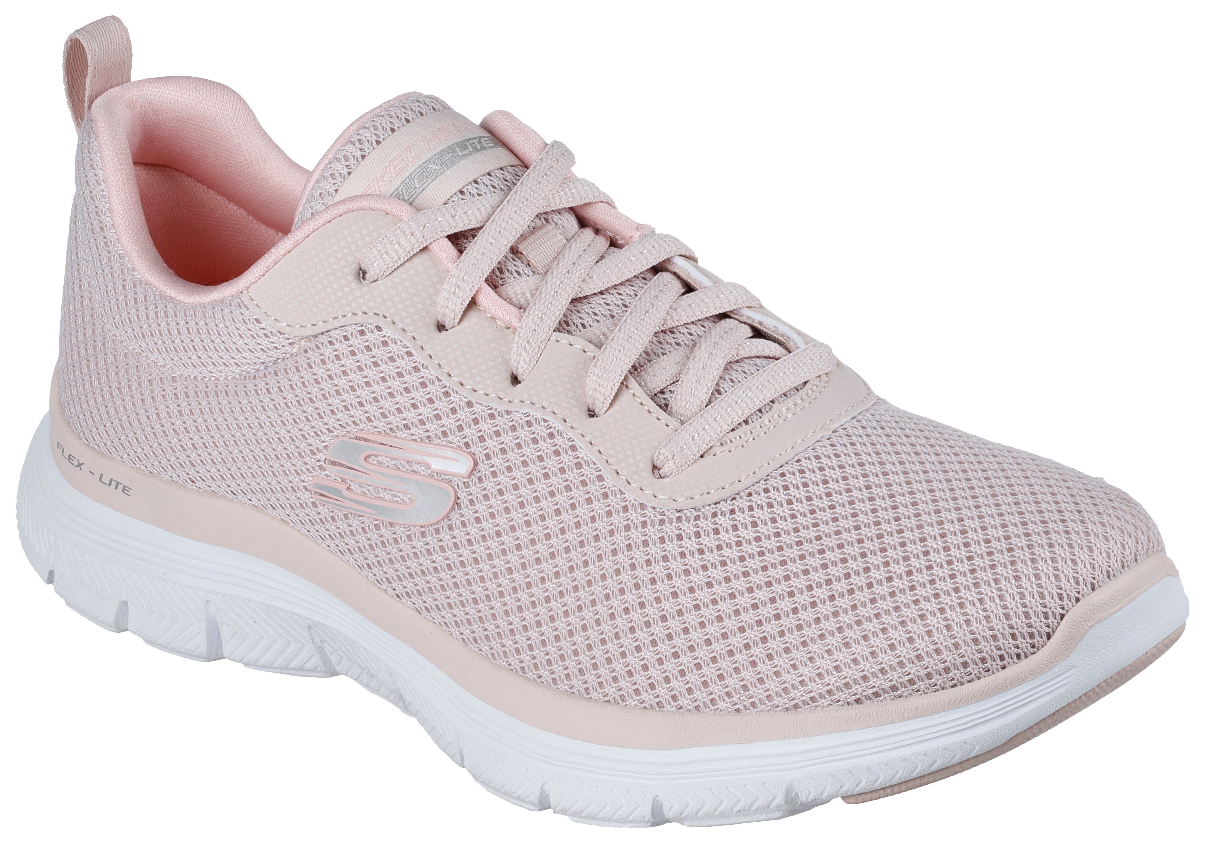 NU 20% KORTING: Skechers Sneakers FLEX APPEAL 4.0 BRILLINAT VIEW met air-cooled memory foam uitvoeri