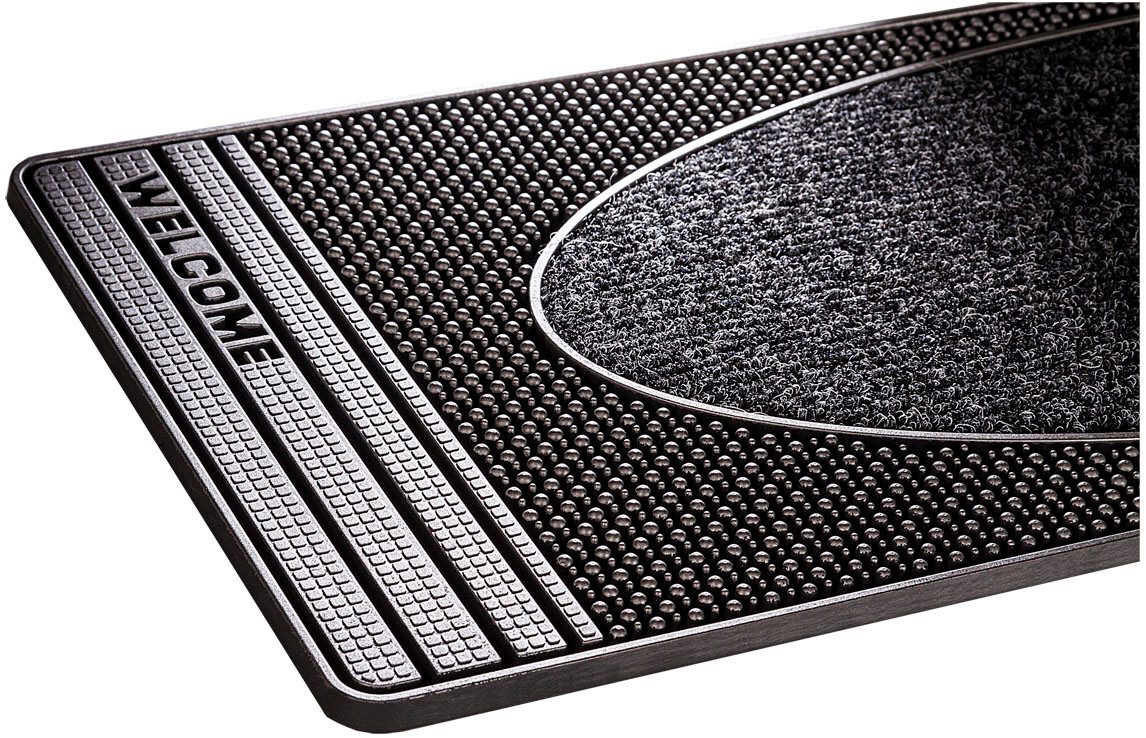 Home2Fashion Mat CenterClean smalle inloopmat, slijtvast, geschikt voor binnen en buiten