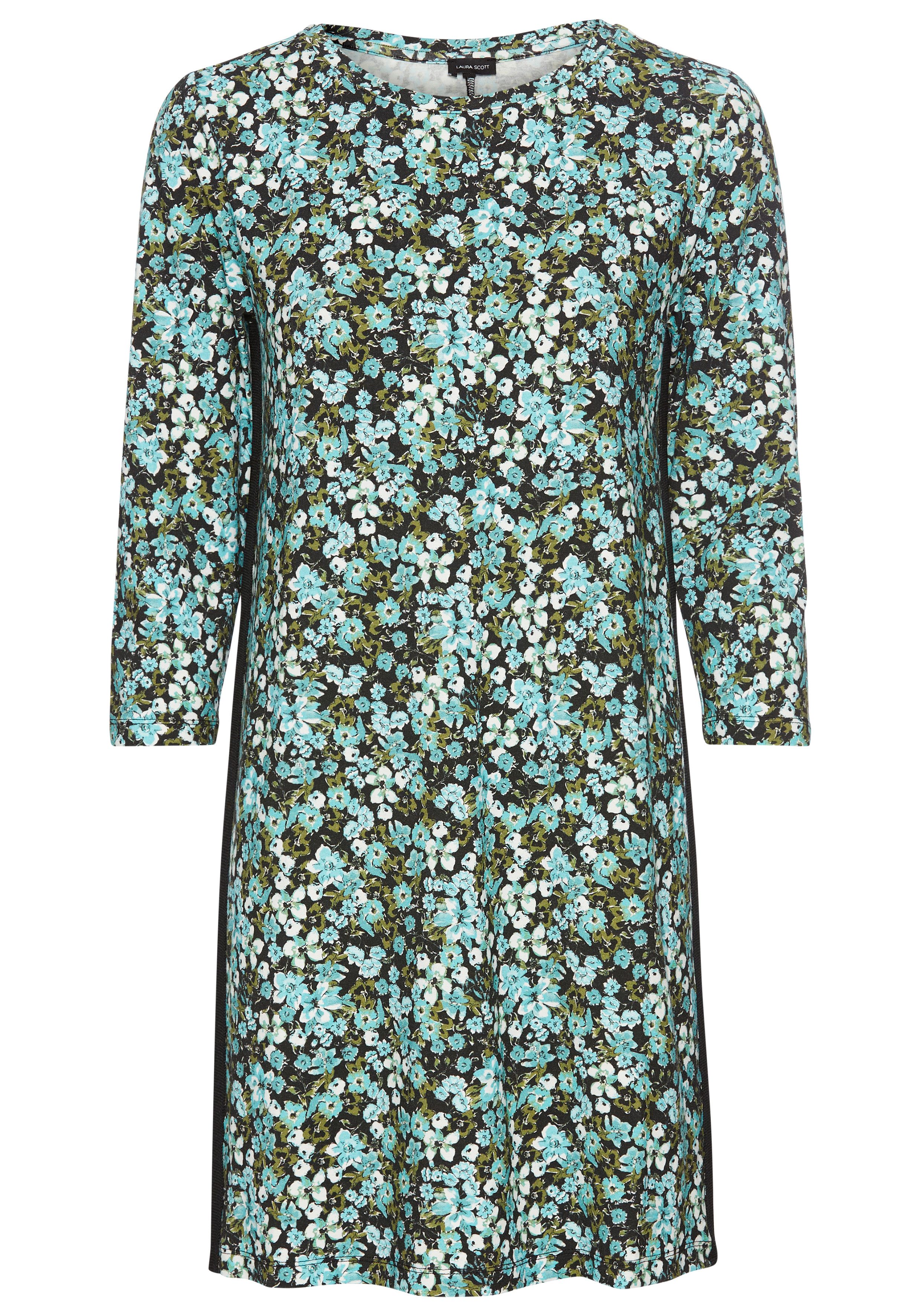 Laura Scott Jerseyjurk met contraststrepen