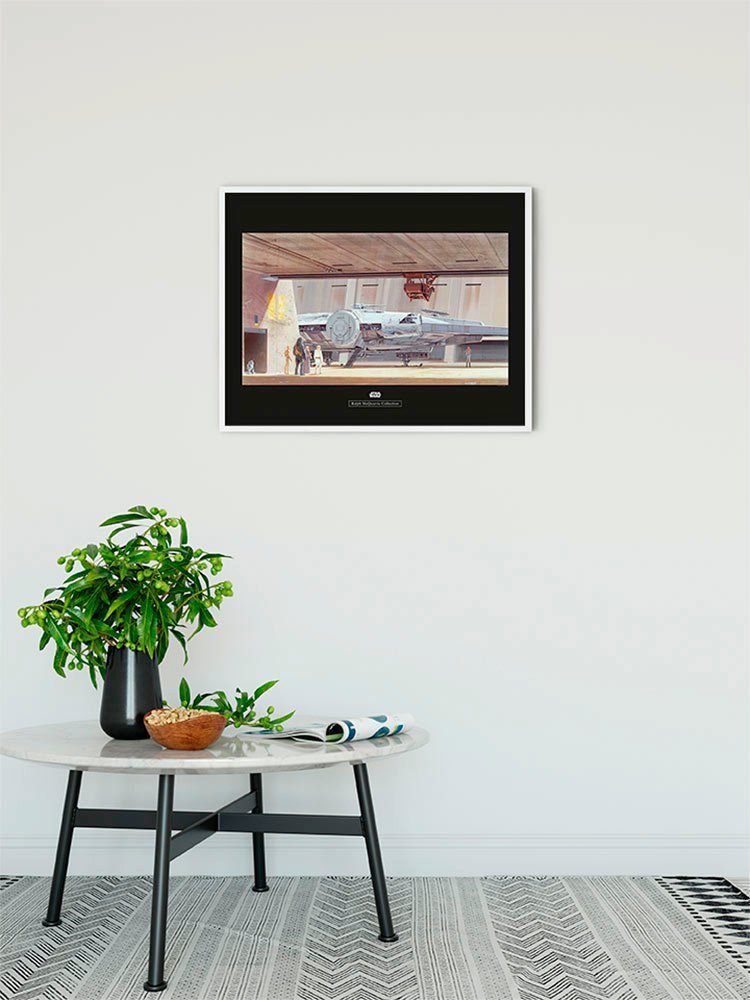 Komar Wanddecoratie Star Wars Classic RMQ Mos Eisley Hangar Wanddecoratie voor de kinderkamer - zonder lijst (1 stuk)