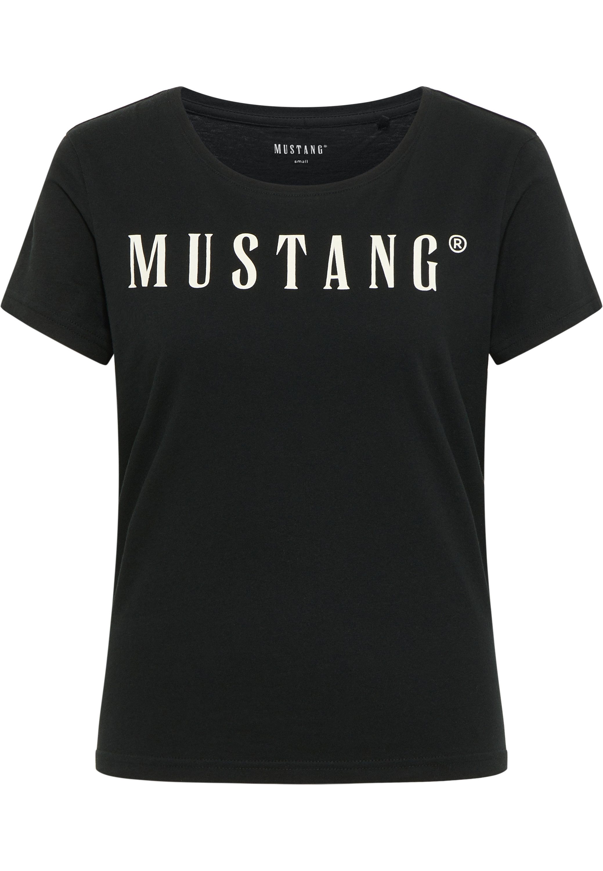 MUSTANG Shirt met korte mouwen Dames stijl Alma