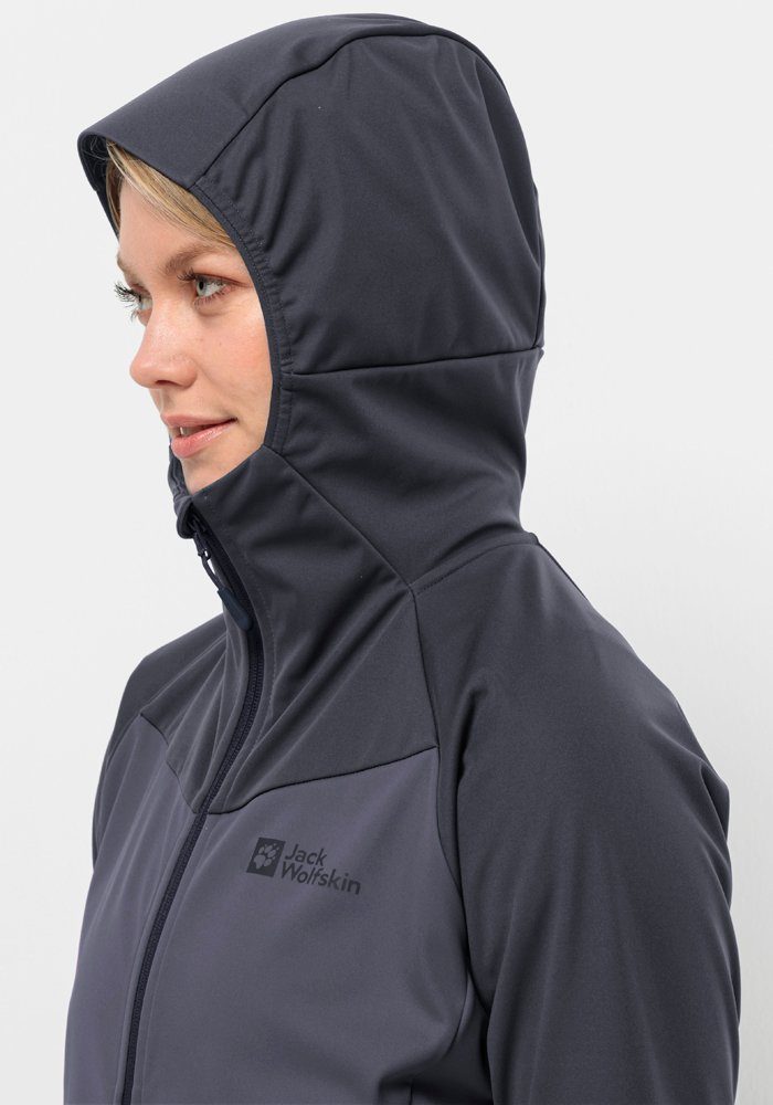 Jack Wolfskin Outdoorjack BRISSTAL HOODY W