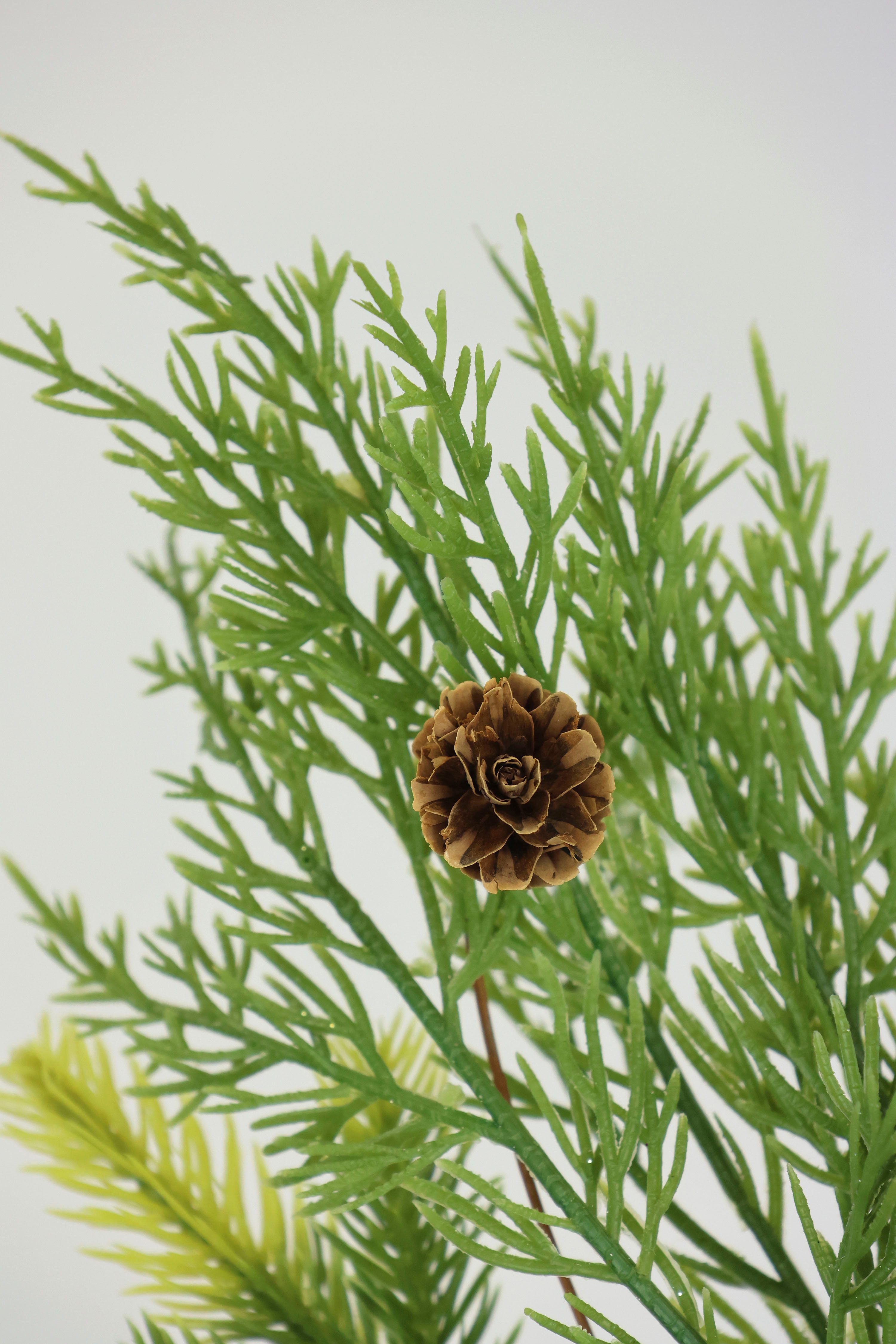 I.GE.A. Kunsttak Kersttak den/bessen/klimop/thuja set van 2 kunstmatige tak bloem kerstdecoratie decoratieve tak decoratie (2 stuks)