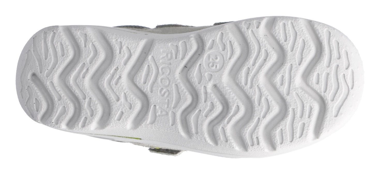 Ricosta Sneakers RIDER DAME: Midden , vrijetijdsschoen met klittenbandsluiting, maat sjabloon te downloaden