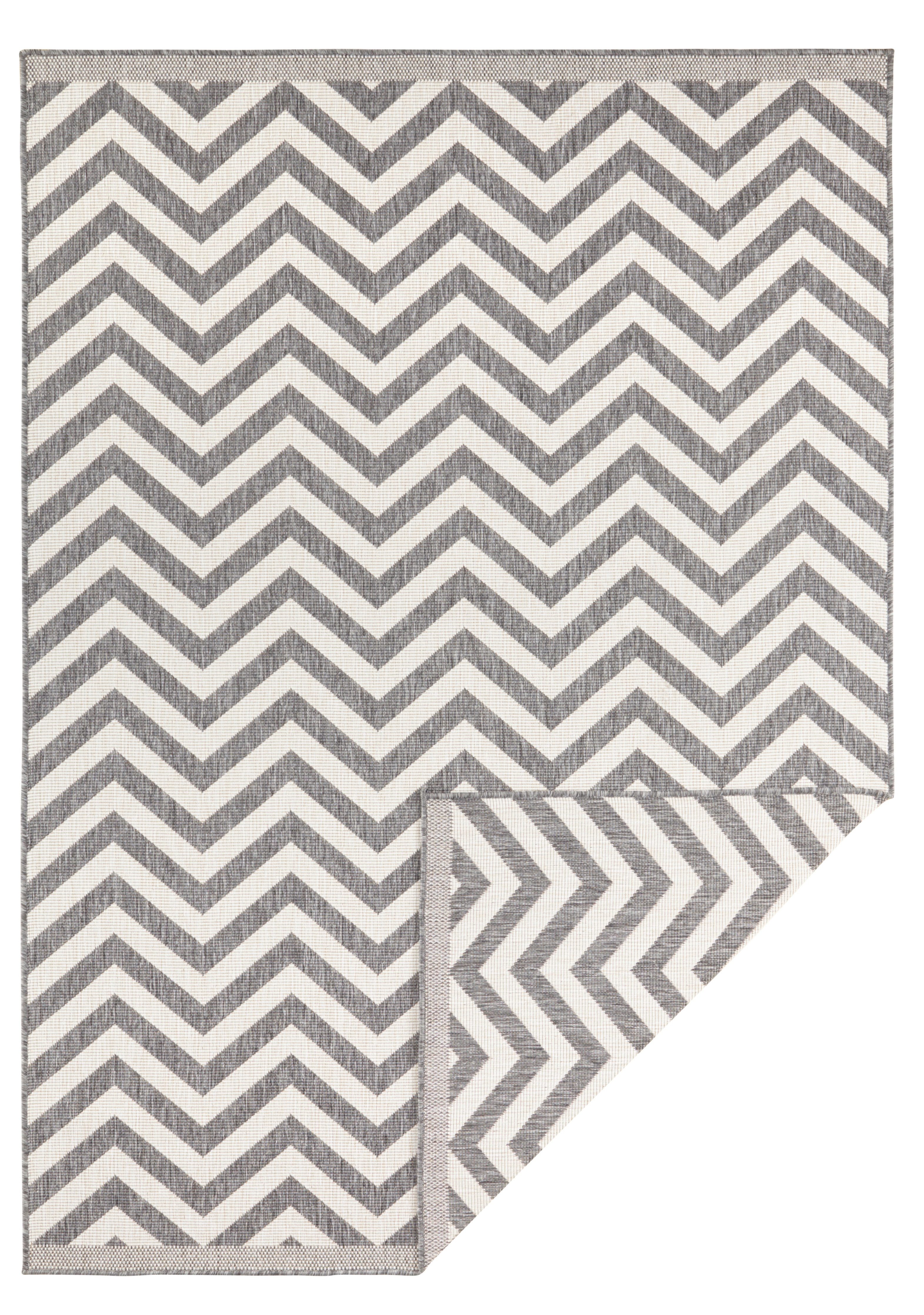 NORTHRUGS Vloerkleed Palma tweezijdig te gebruiken kleed Binnen- en buitengebruik, weerbestendig, balkon, loper, woonkamer, waterbestendig