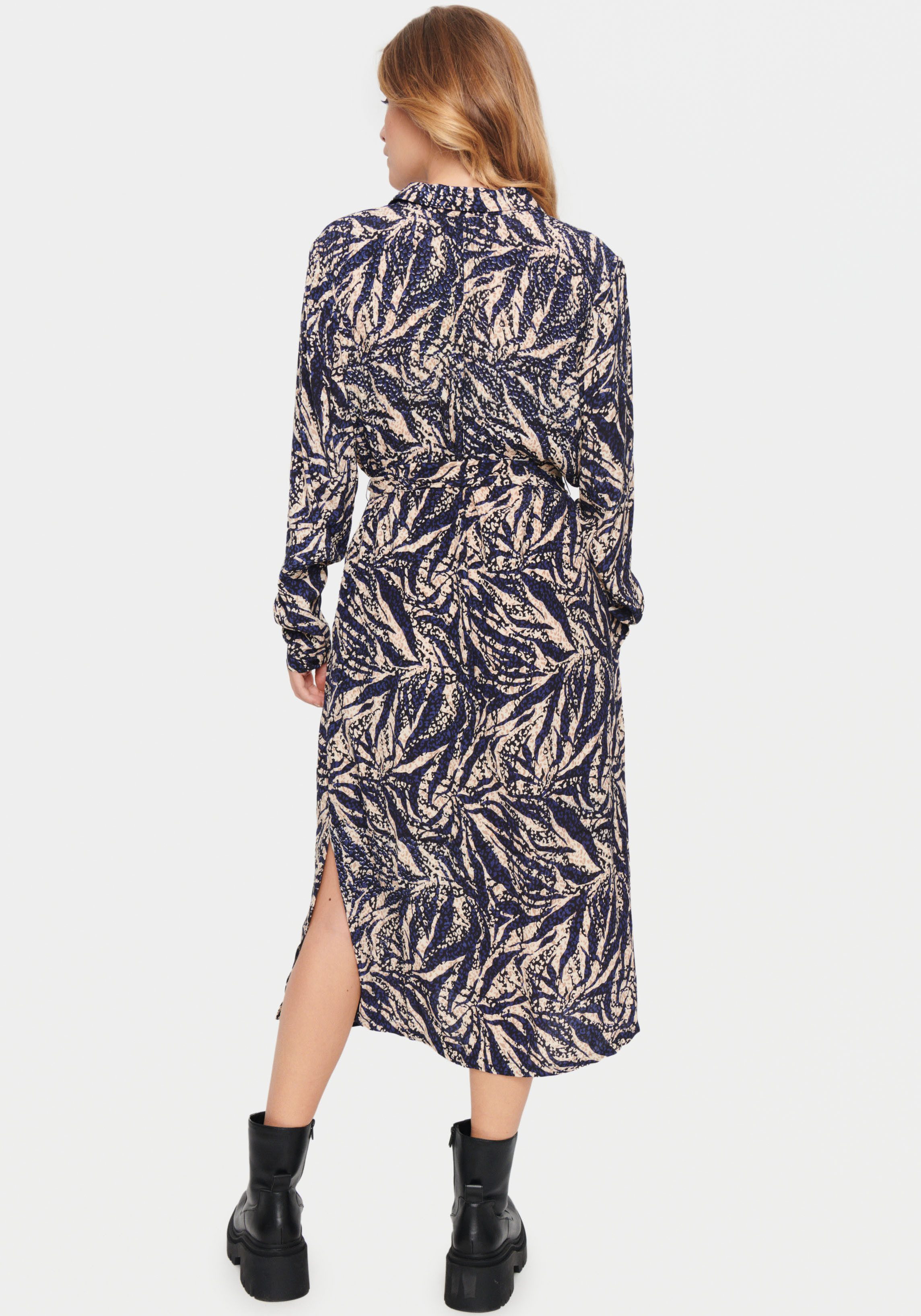 Saint Tropez Jurk met overhemdkraag BlancaSZ LS jurk