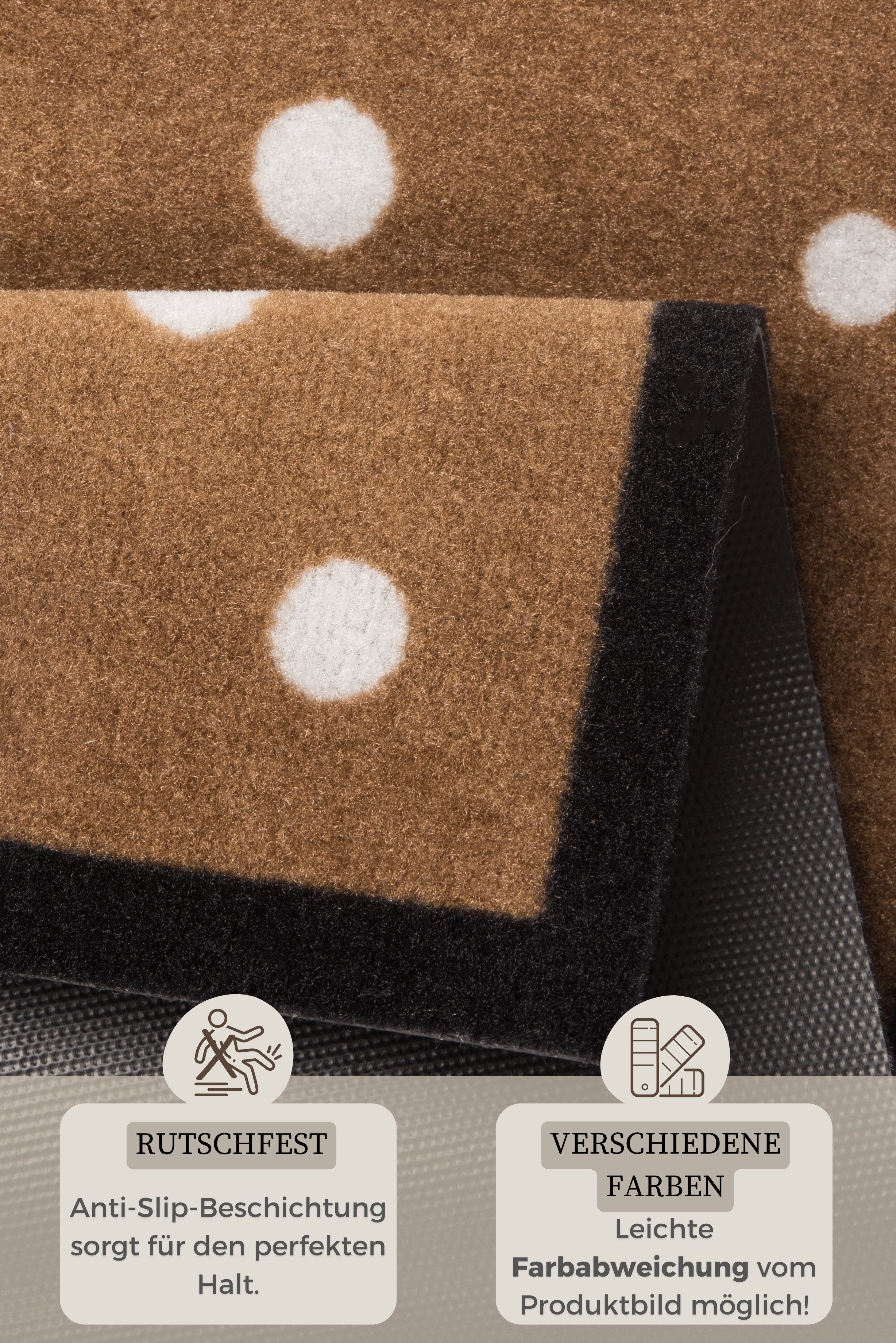 HANSE Home Mat Reindeer, deurmat In- & Outdoor, antislip, rendiermotief, wasbaar, weerbestendig, gang