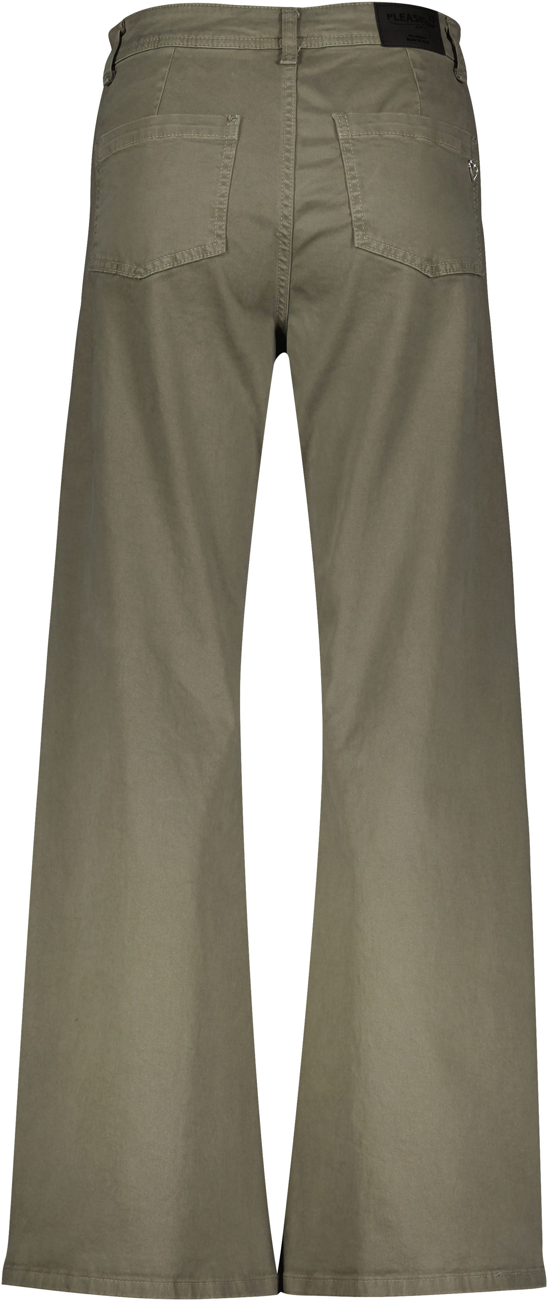 Please Jeans Broek met wijde pijpen van hoogwaardige katoenmix met stretch