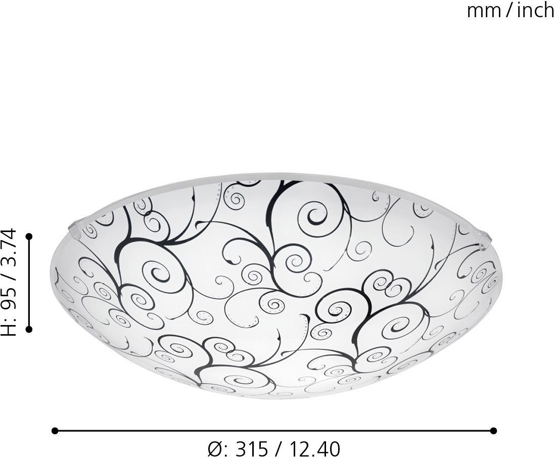 EGLO Plafondlamp MARGITTA 1 Led verwisselbaar (1 stuk)