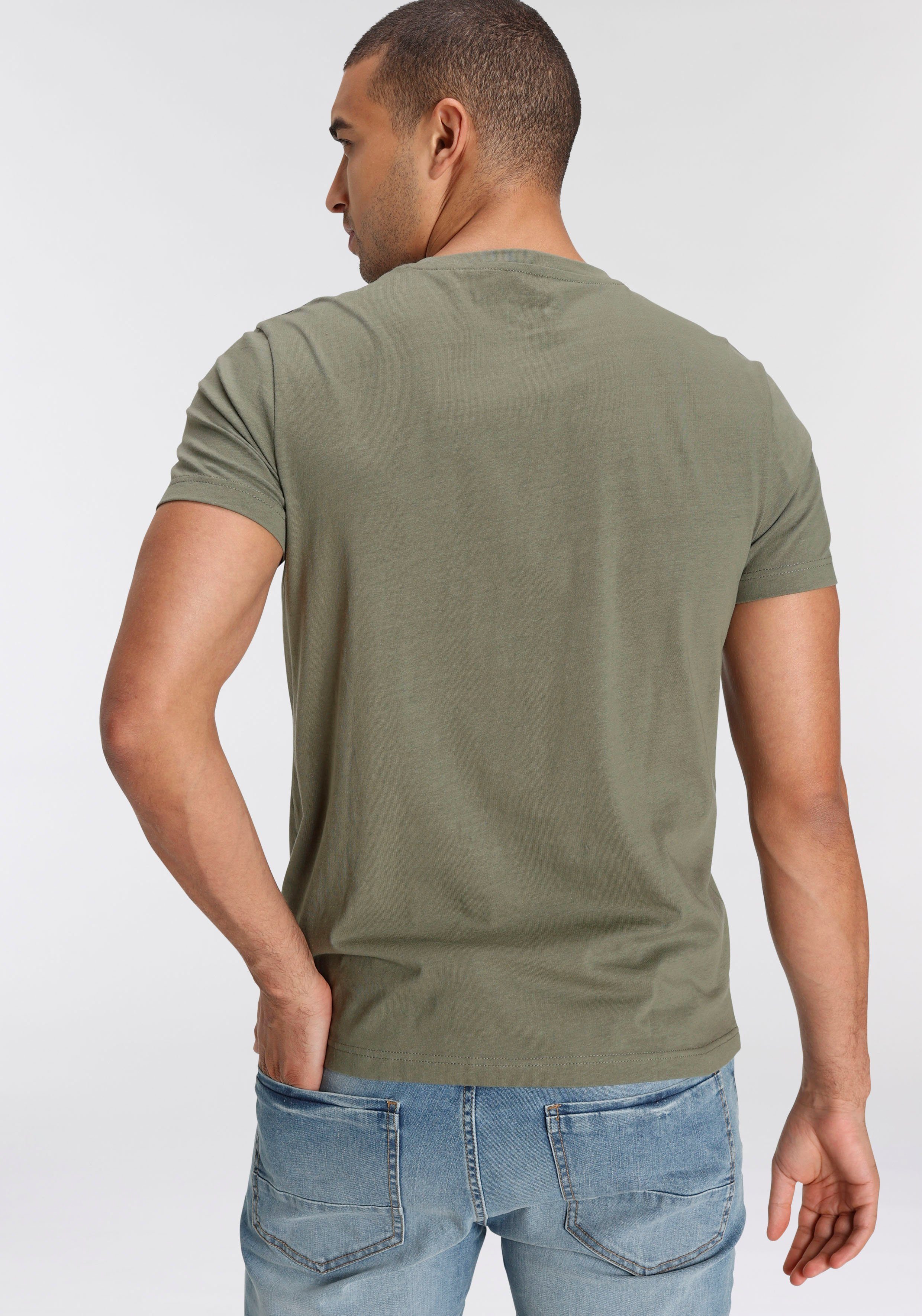AJC T-shirt losse pasvorm basic stijl (3-delig Set van 3)