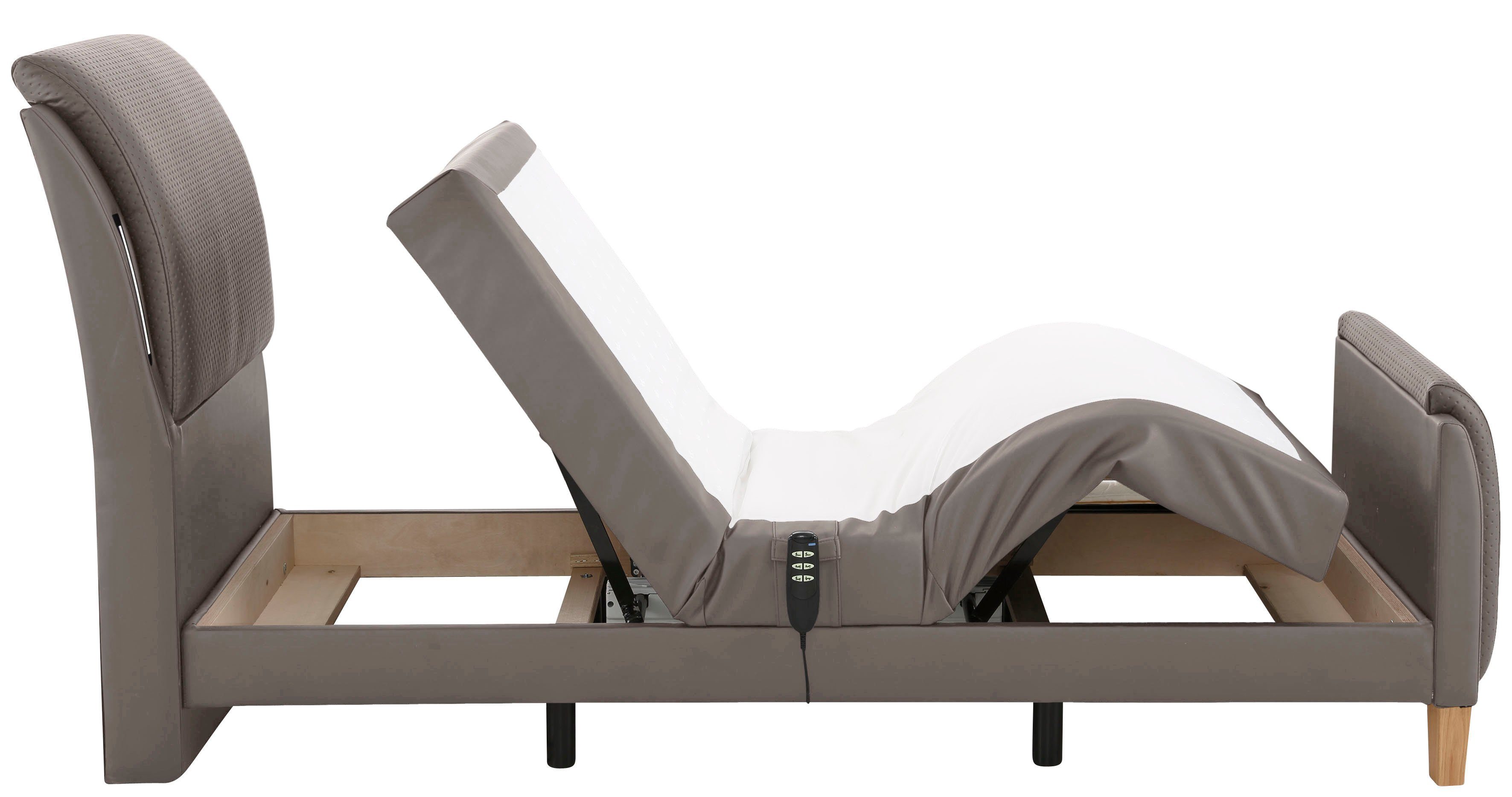 Home affaire Boxspring Messina2 Ligcomfort elektrisch verstelbaar