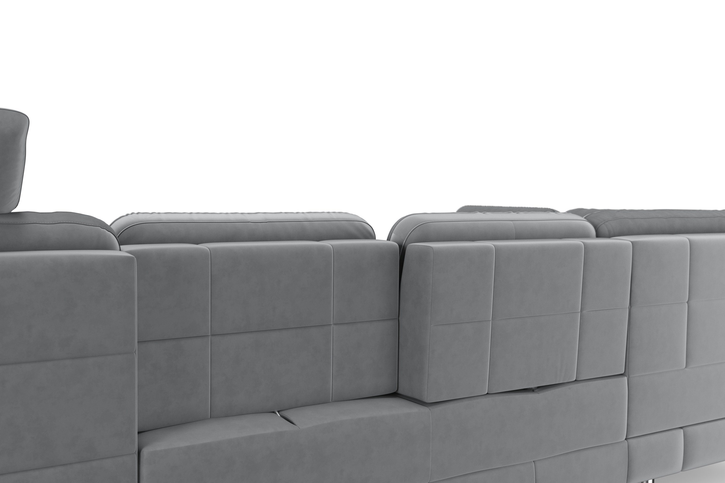 sit&more Zithoek Bendigo U-vorm inclusief zitdiepteverstelling, bodemvrijheid 12 cm, in 2 pootkleuren