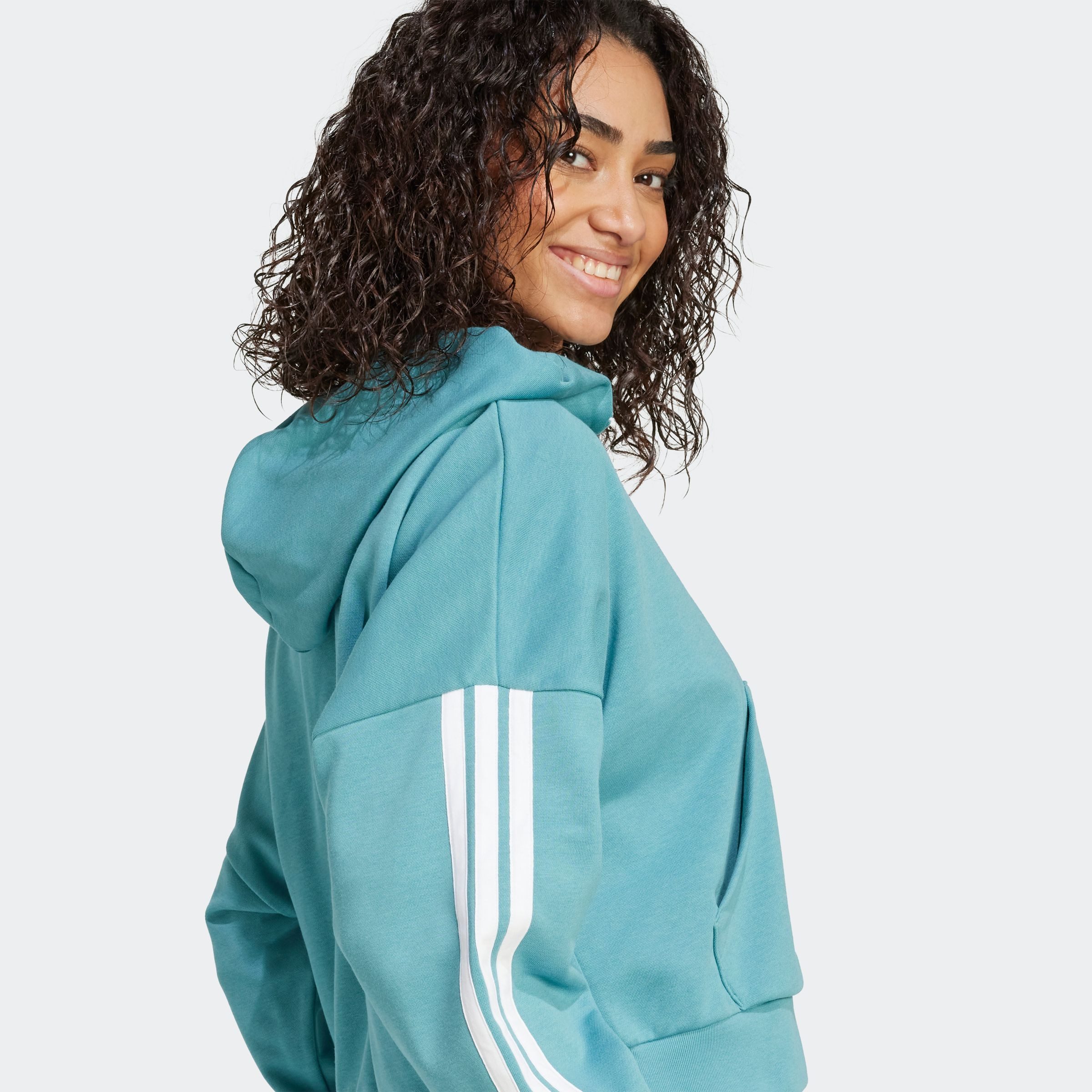 adidas Sportswear Hoodie W 3S FT QZ HD