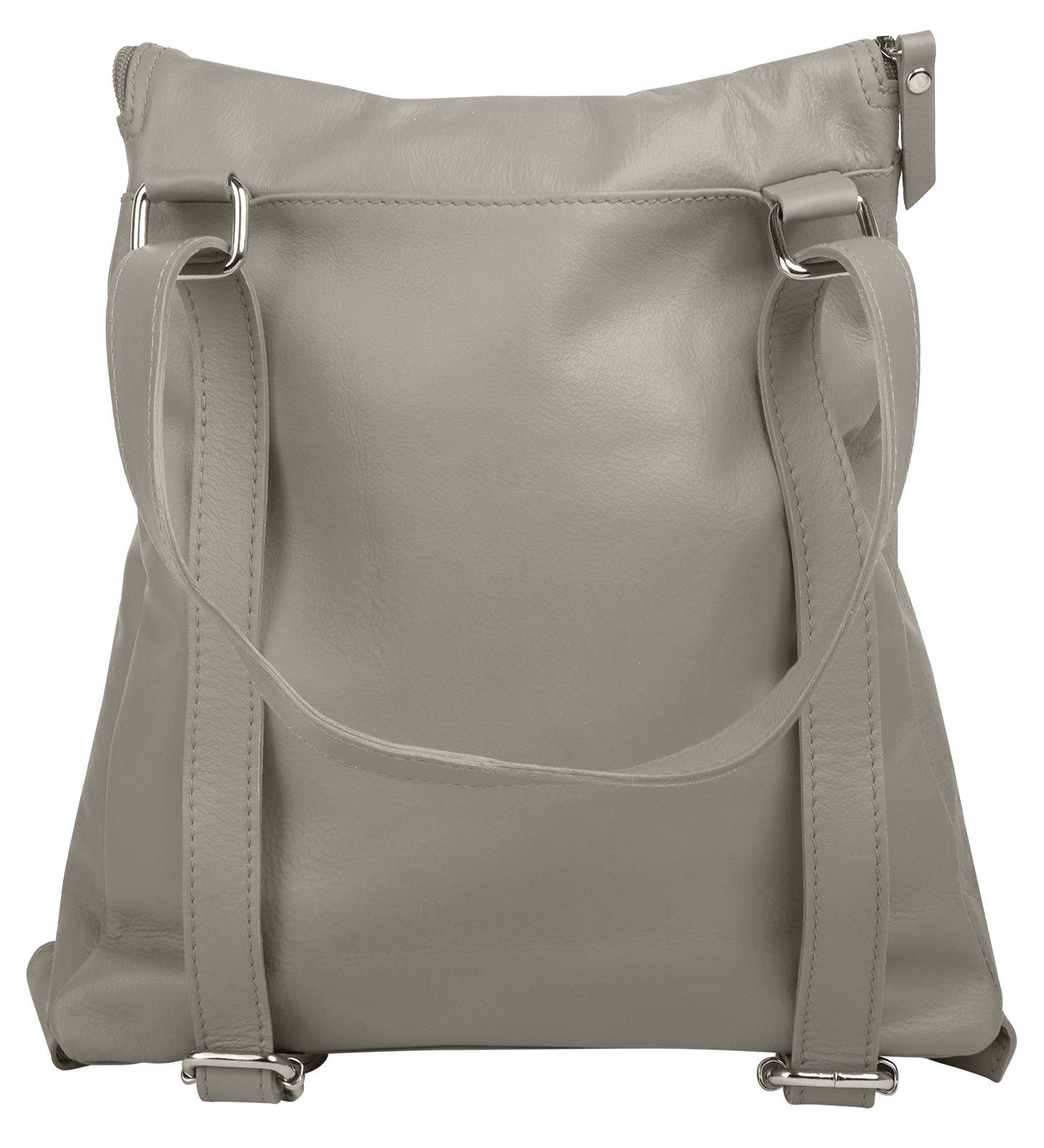Forty Degrees Rugzak echt leer, made in italy