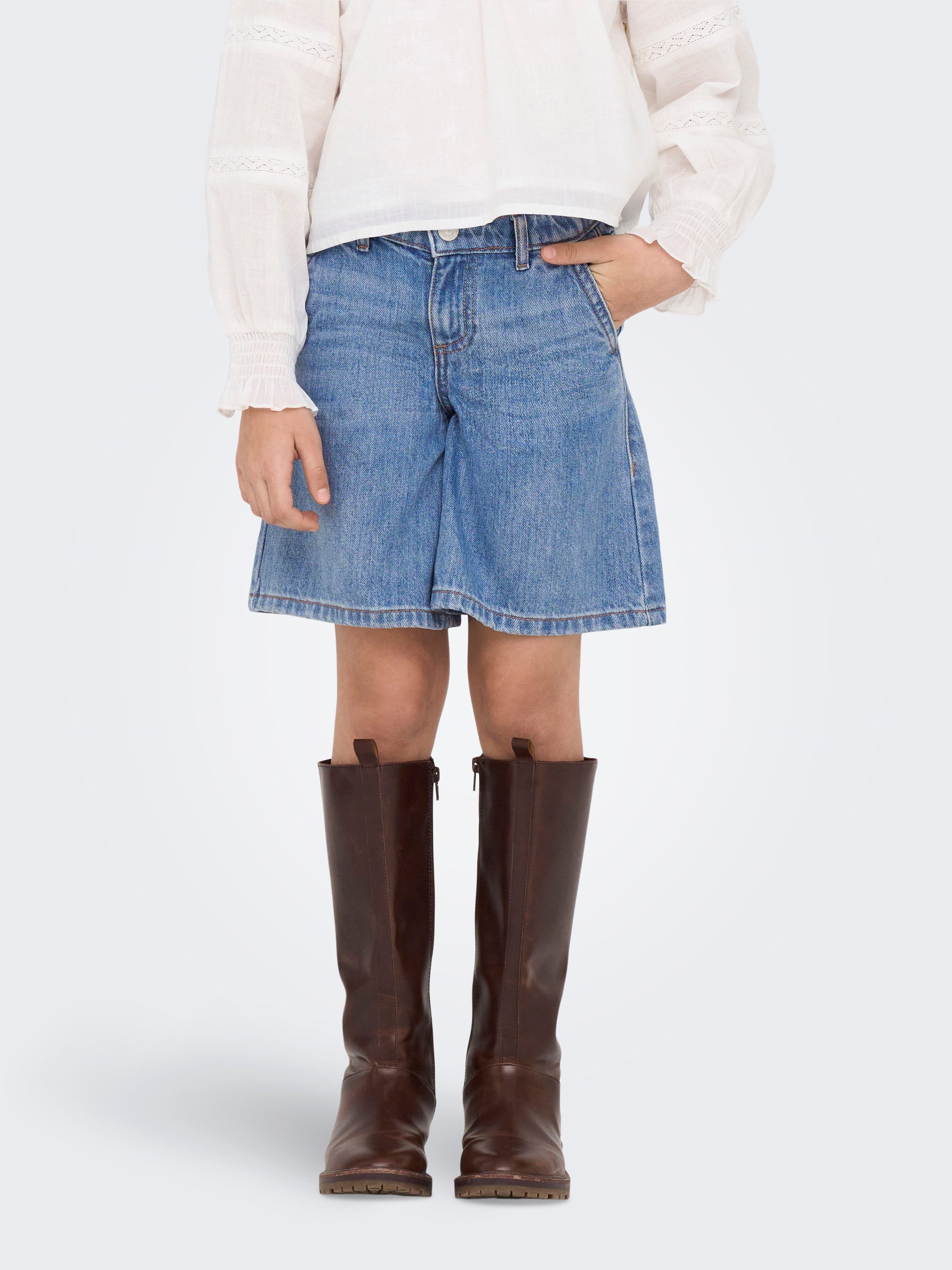 KIDS ONLY Jeansshort KOGCOMET WIDE LONG SHORTS DNM DIA NOOS
