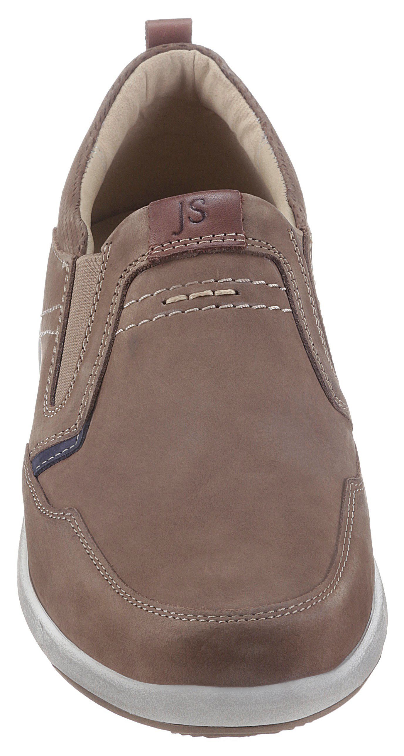 Josef Seibel Instappers Enrico 04 Comfortschoen, instapschoen met subtiele contrastdetails