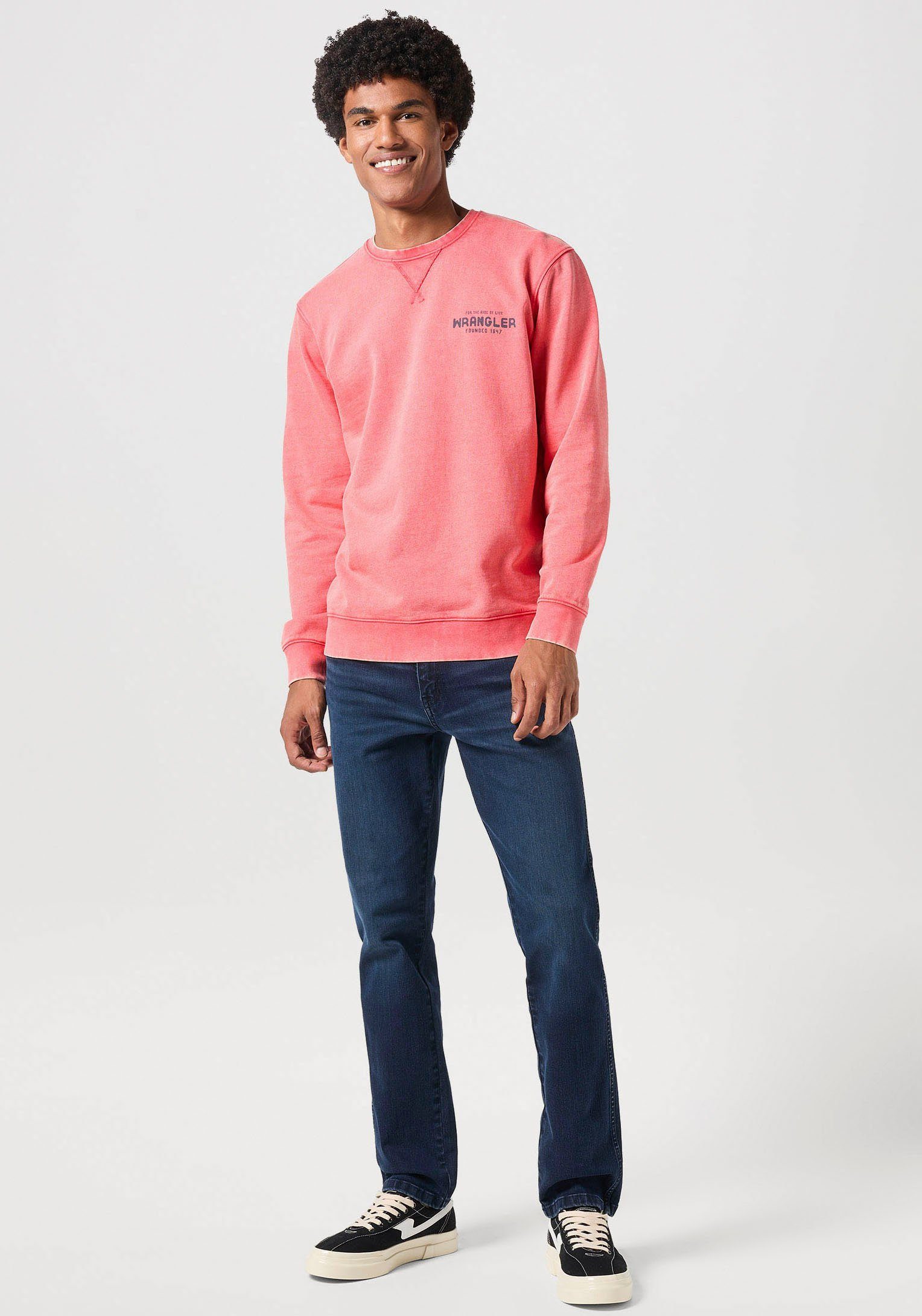 Wrangler 5-pocket jeans TEXAS SLIM FREE TO STRETCH Vrij om te rekken materiaal