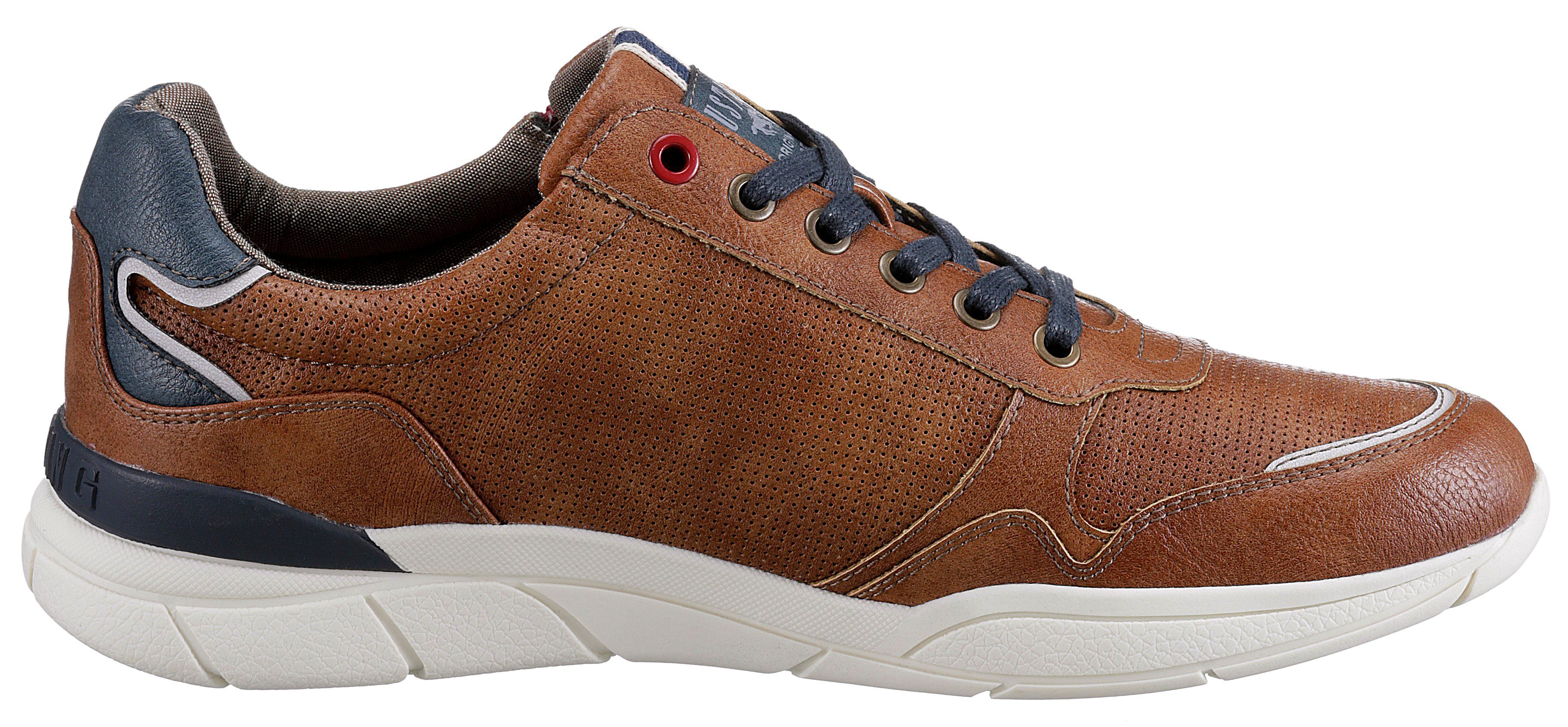 Mustang Shoes Sneakers met zijrits, vrijetijdsschoen, lage schoen, veterschoen